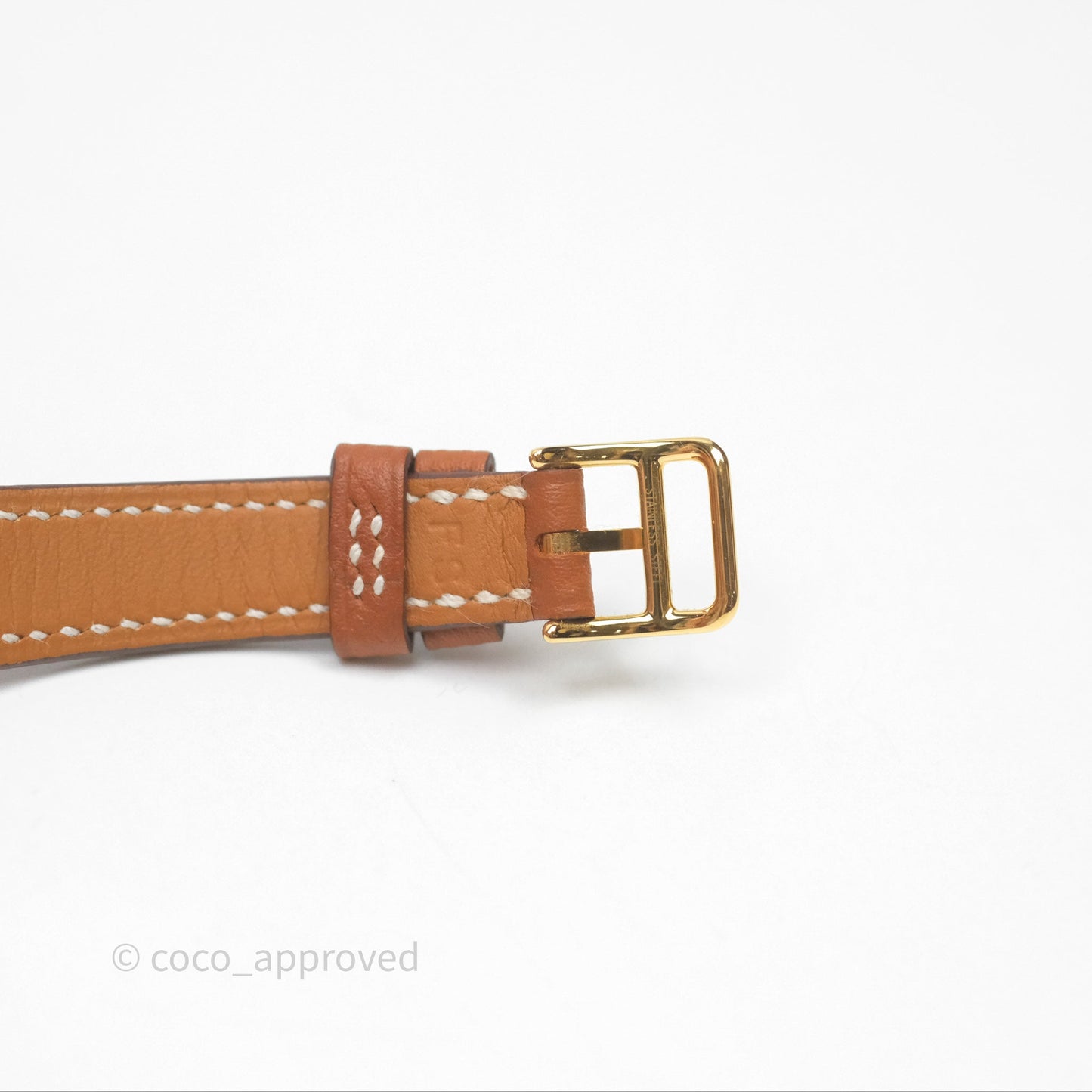 Hermès Heure H TPM Watch Gold Epsom Gold Hardware