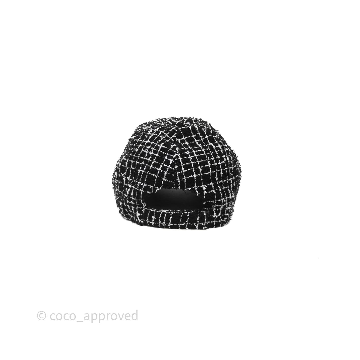 Chanel CC Tweed Cap Black/White