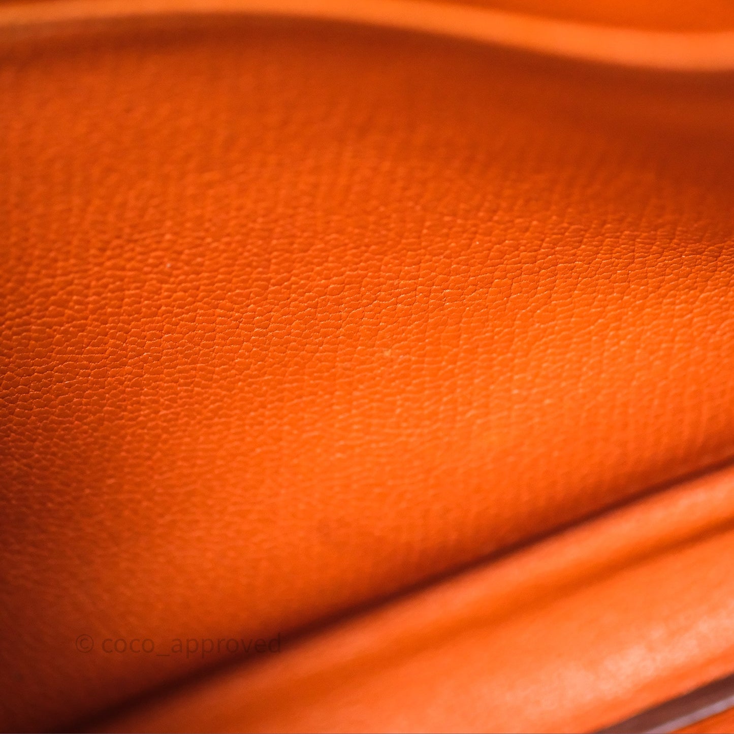 Hermès Birkin 30 Retourne Orange Epsom Palladium Hardware