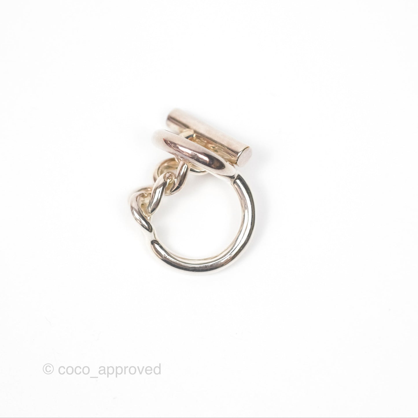 Hermès Echappee Ring GM Sterling Silver