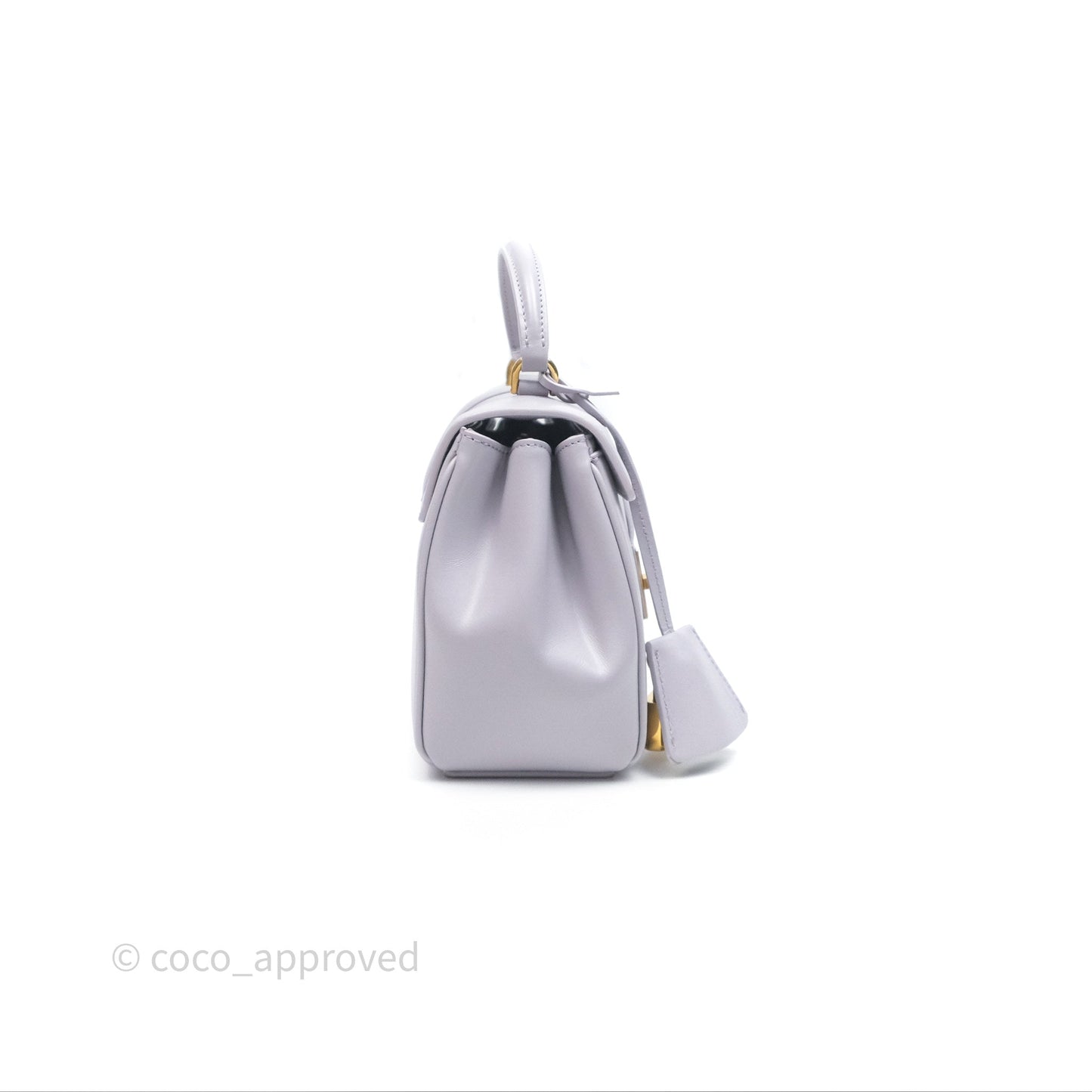 Celine Mini 16 Bag in Satinated Calfskin Light Lilac
