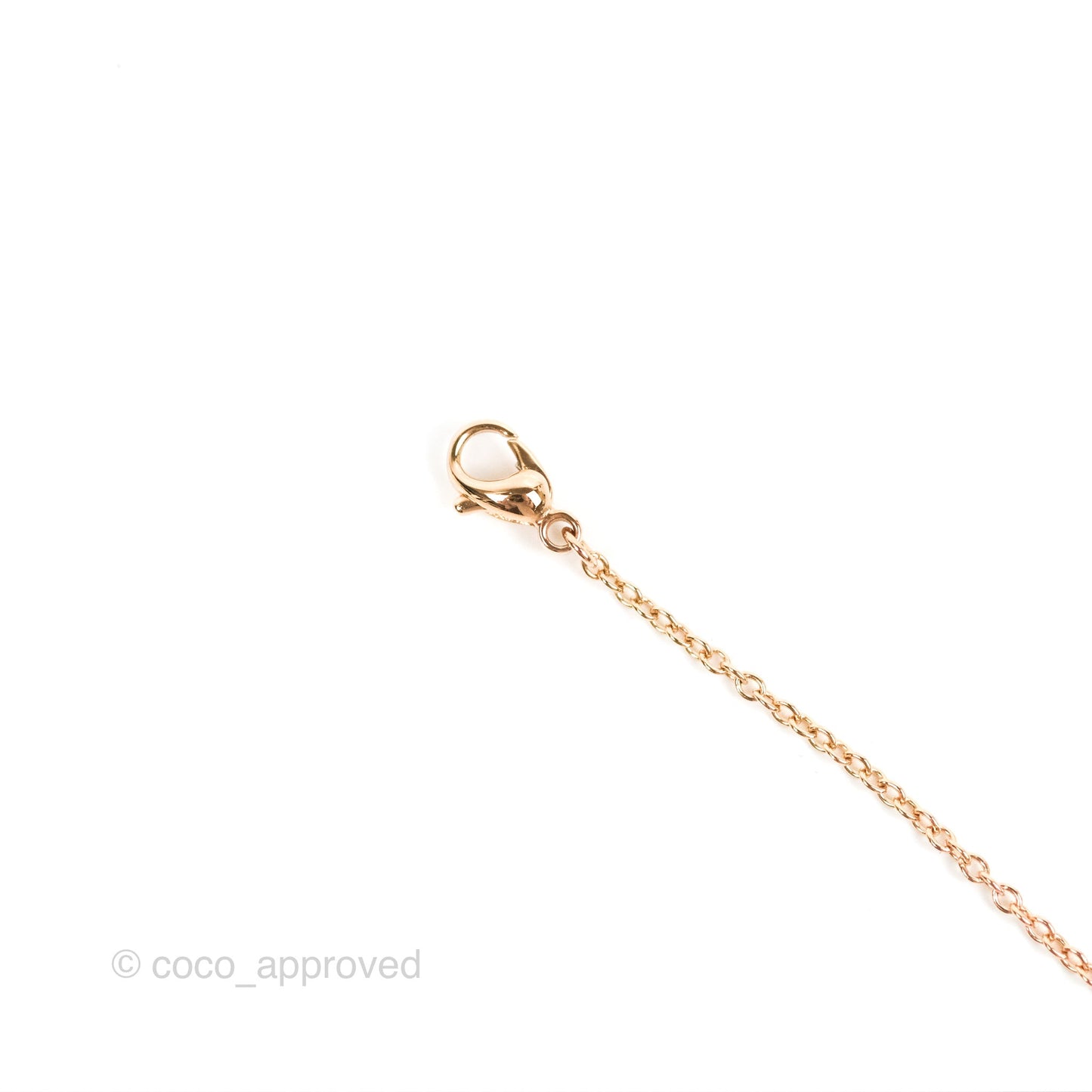 Chanel Coco Crush Necklace Beige Gold
