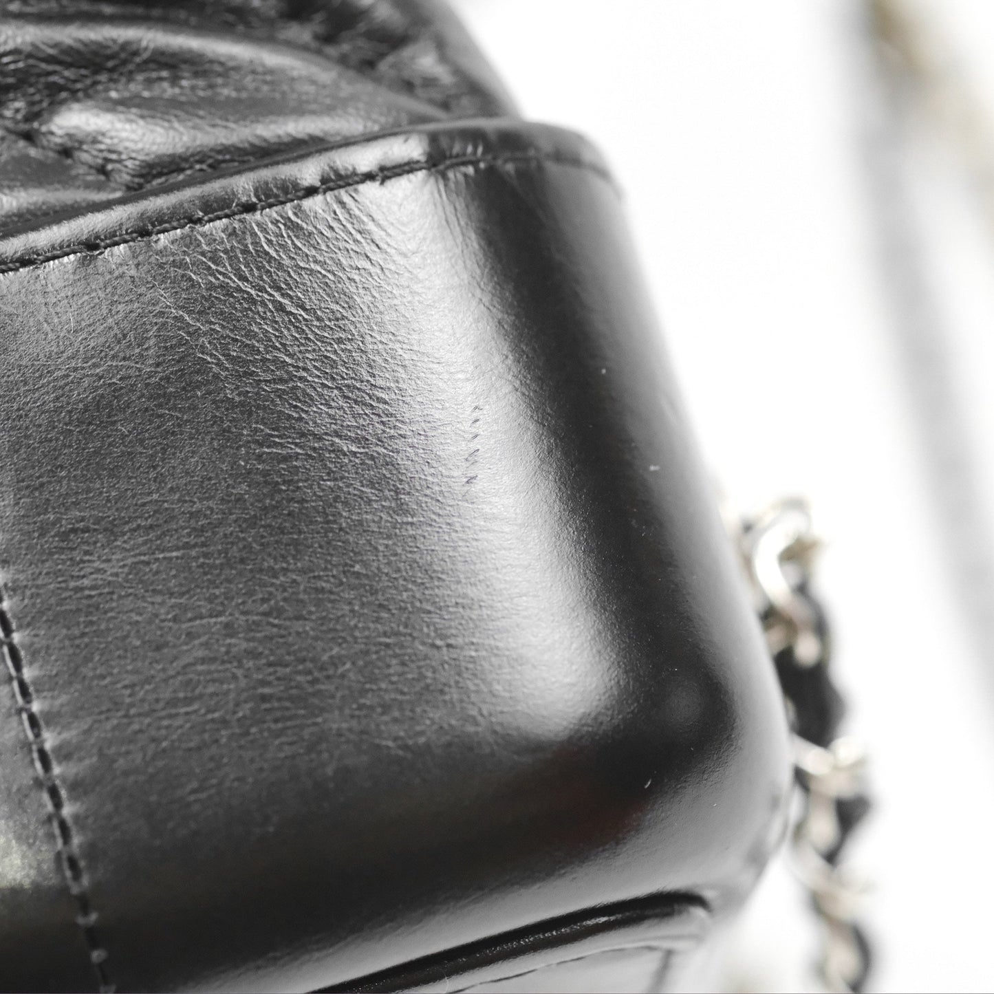 Chanel Medium Chevron Gabrielle Backpack Black Aged Calfskin