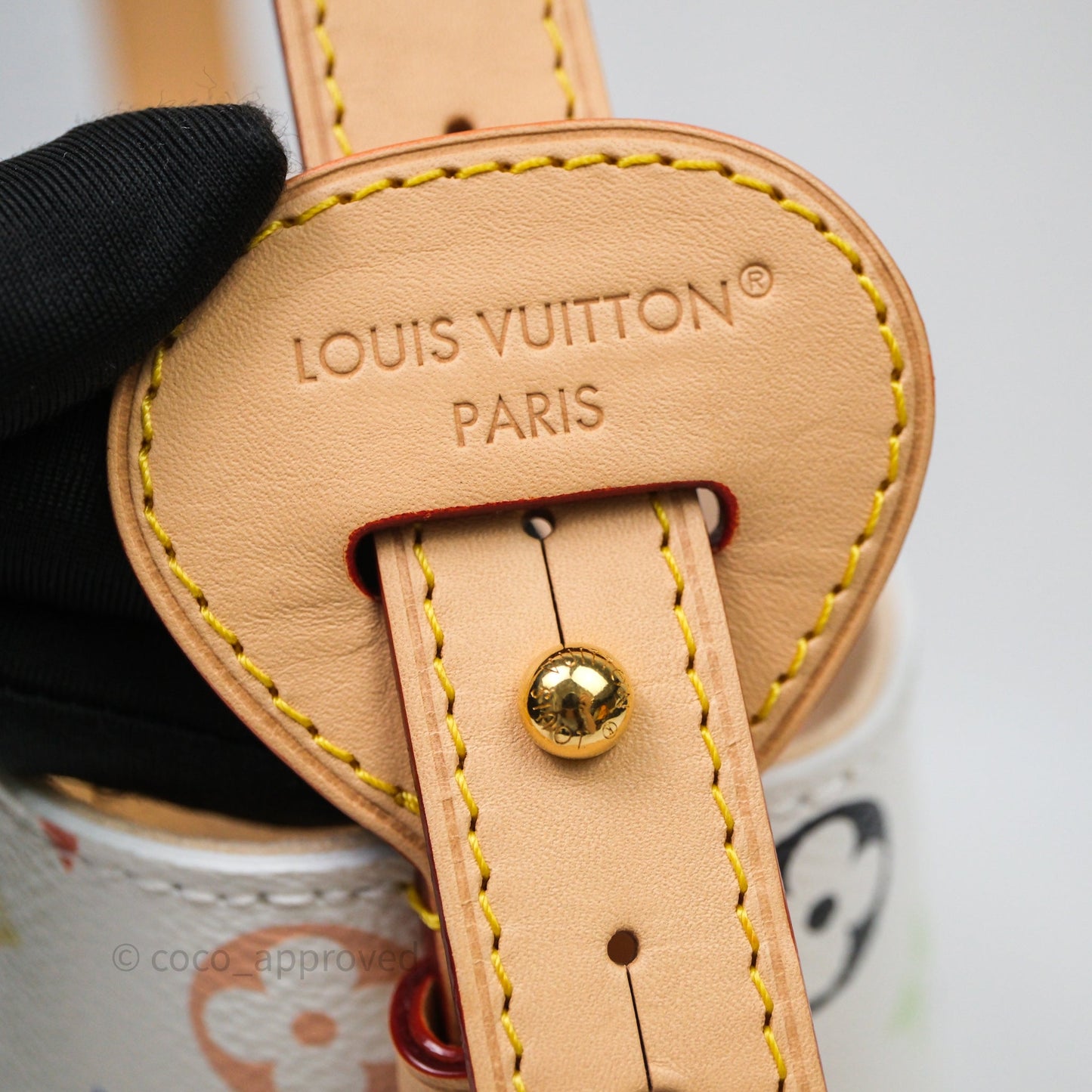 Louis Vuitton x Takashi Murakami All In BB Bag Multicolore Blanc Monogram Canvas