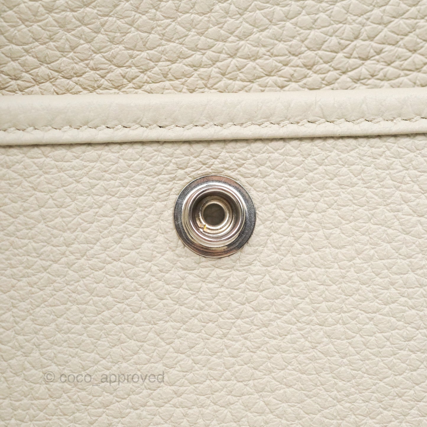Hermes Evelyne III 29 Beton Clemence Palladium Hardware
