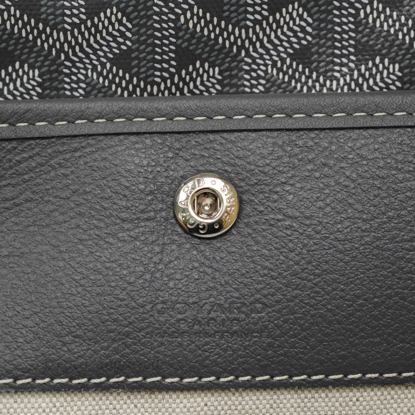 Goyard Bohème Hobo Bag Grey Goyardine Canvas