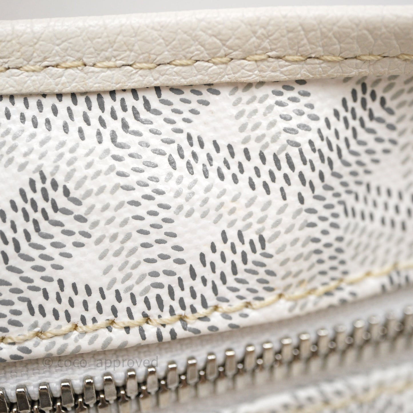 Goyard Bohème Hobo Bag PM White Goyardine Canvas