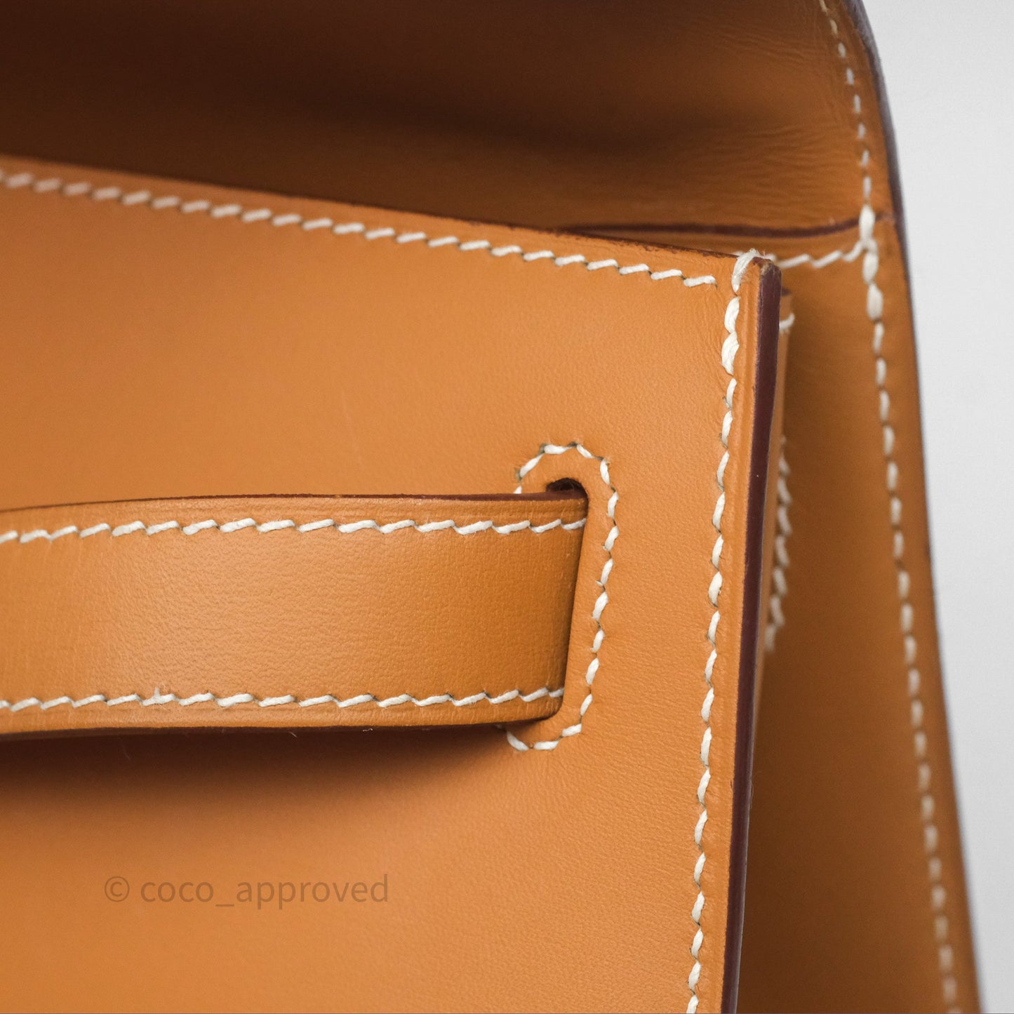Hermès Kelly II 28 Sellier Gold 37 Chamonix Leather Gold Hardware
