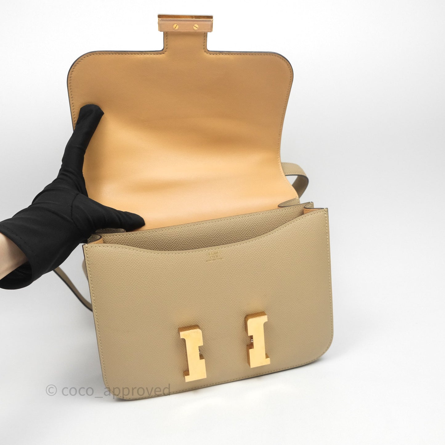 Hermès Constance 24 Trench S2/ Naturel 27 Epsom Gold Hardware