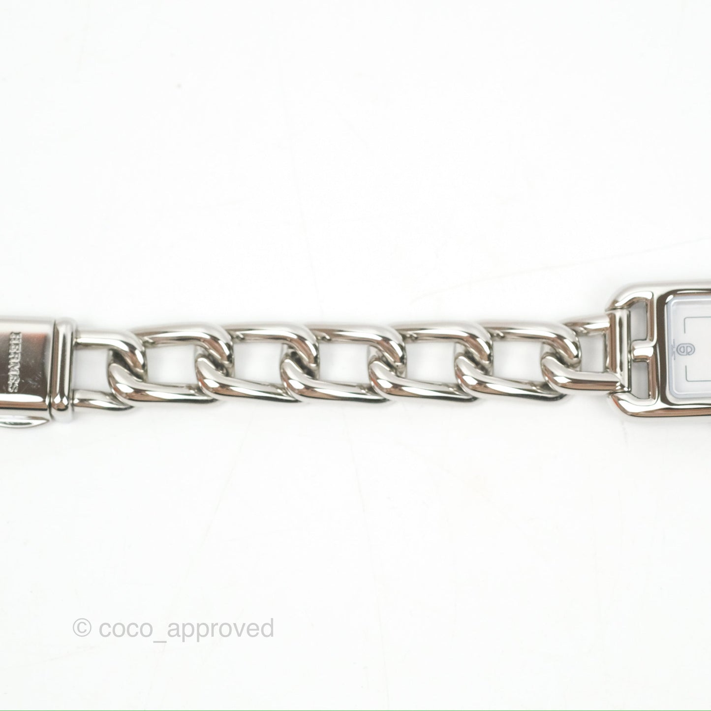 Hermès Nantucket Watch Steel Bracelet Palladium