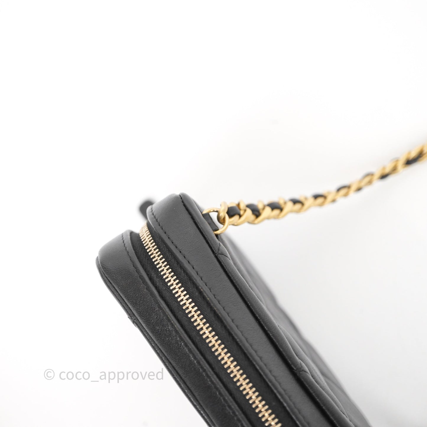 Chanel 19 Camera Bag Black Lambskin Mixed Hardware