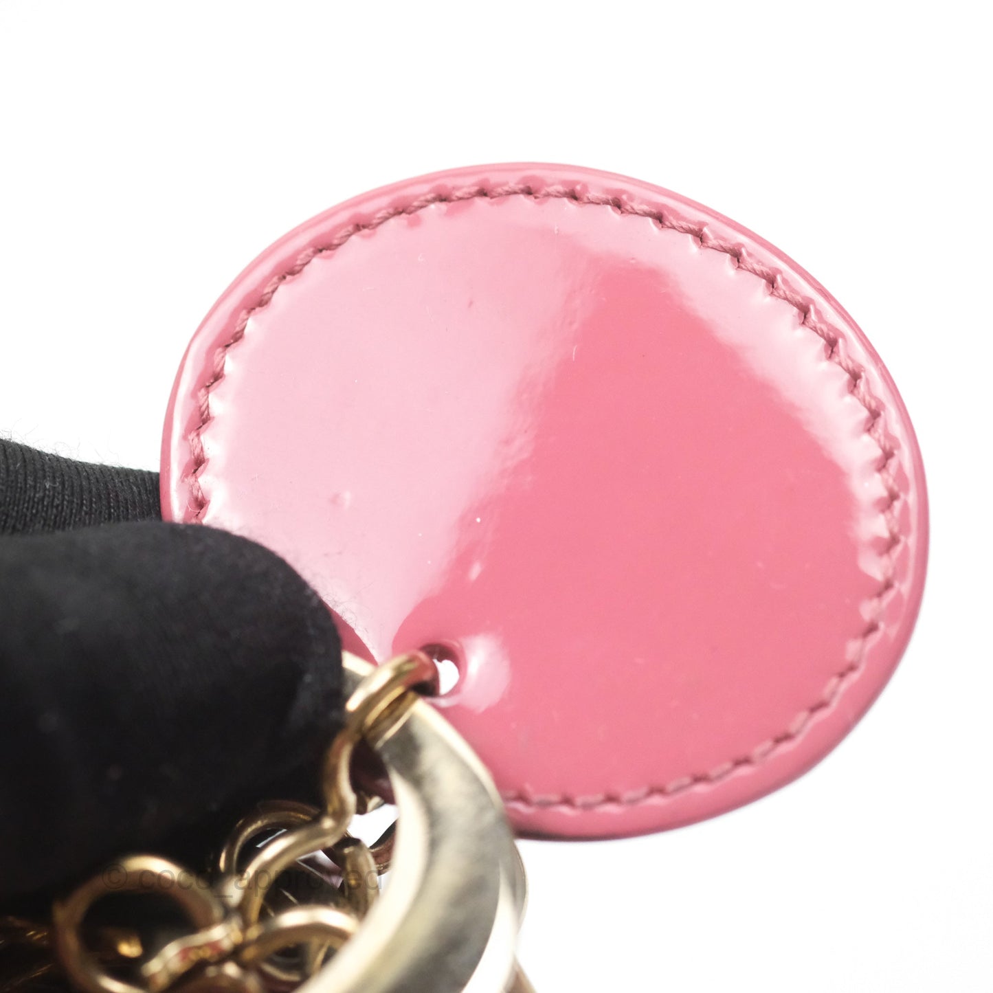 Christian Dior Mini Lady Dior Dusty Pink Patent Gold Hardware