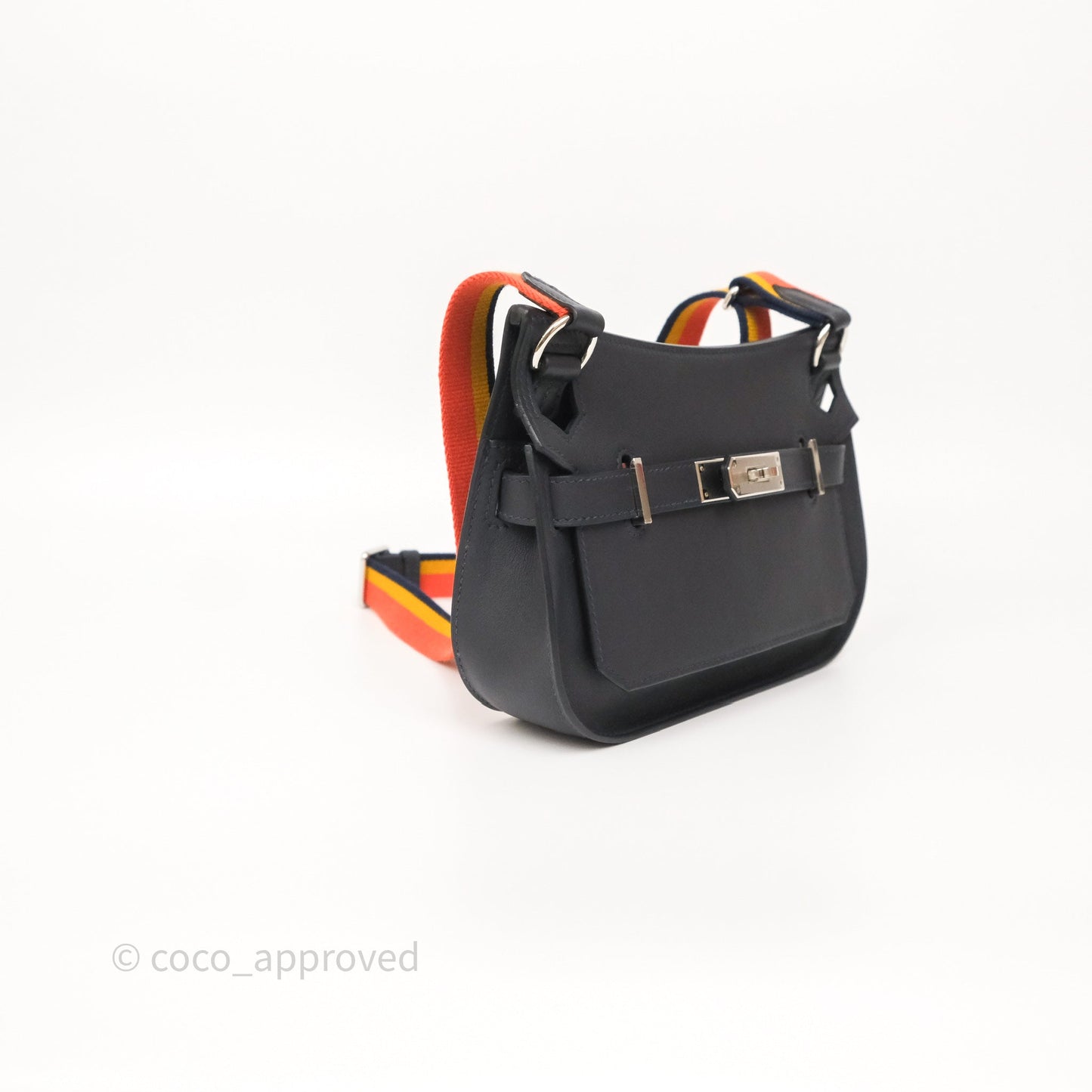 Hermès Mini Jypsiere Caban 3Y Swift Palladium Hardware