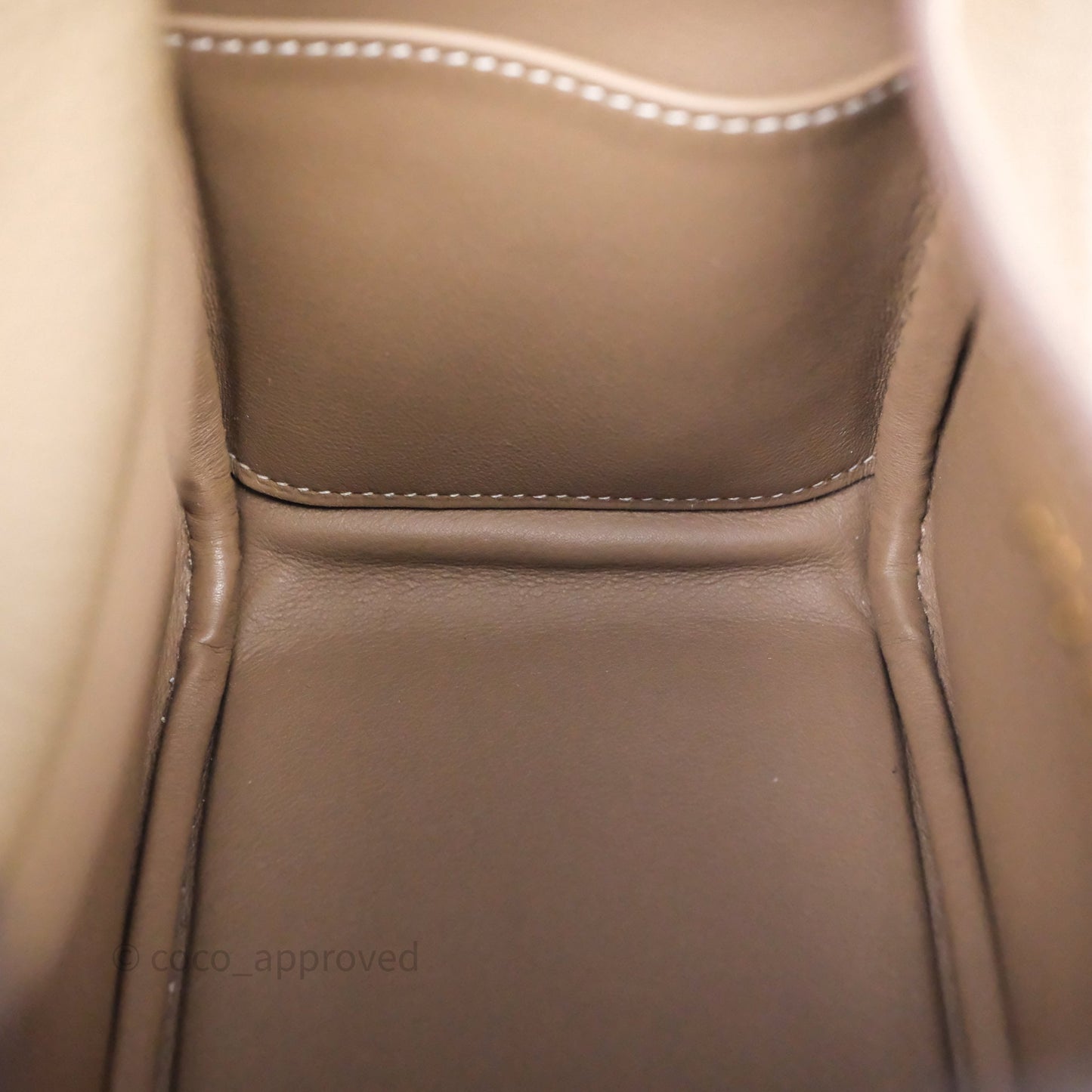 Hermès Mini Lindy 20 Etoupe 18 Clemence Gold Hardware