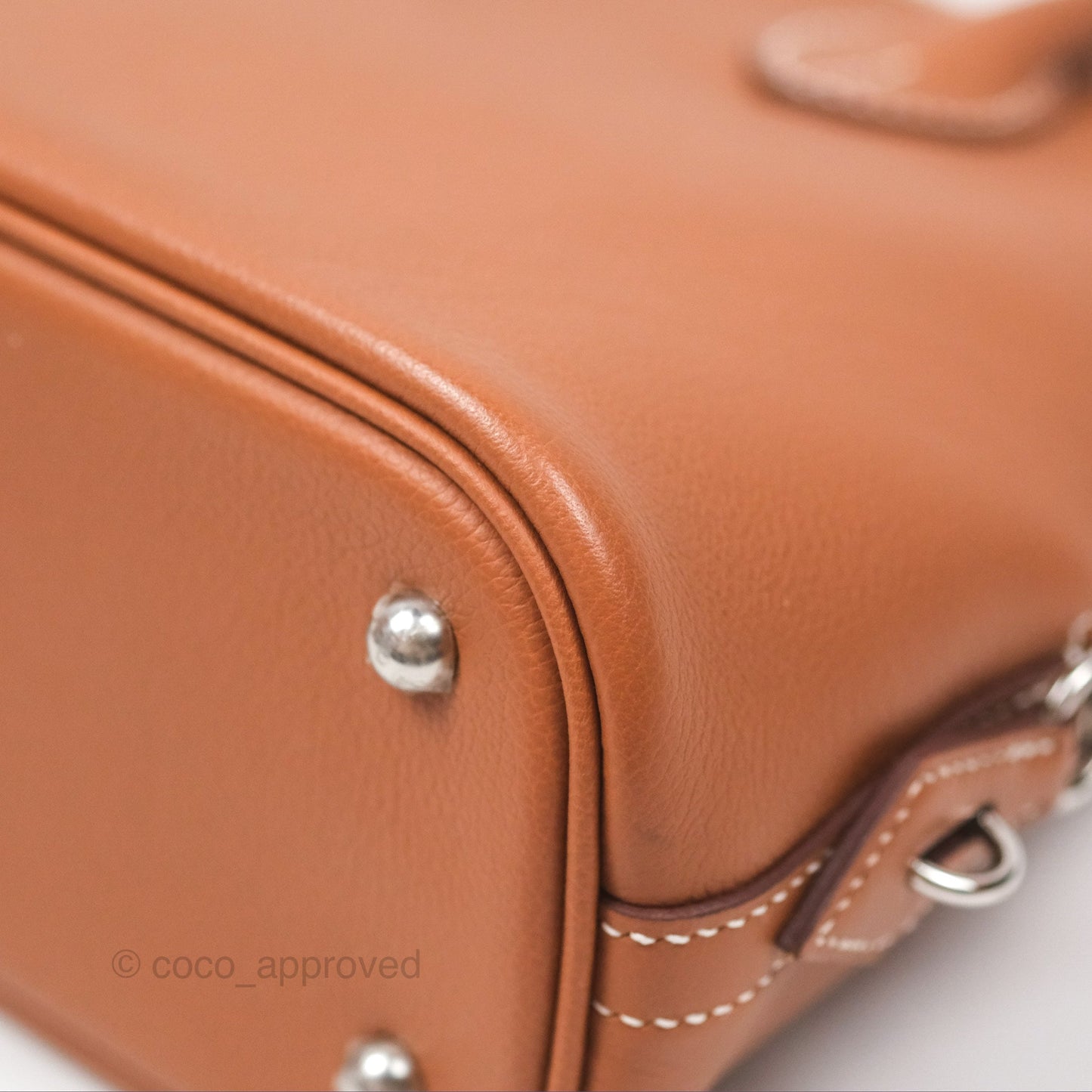 Hermès Bolide 1923 25 Gold 37 Evercolor Palladium Hardware
