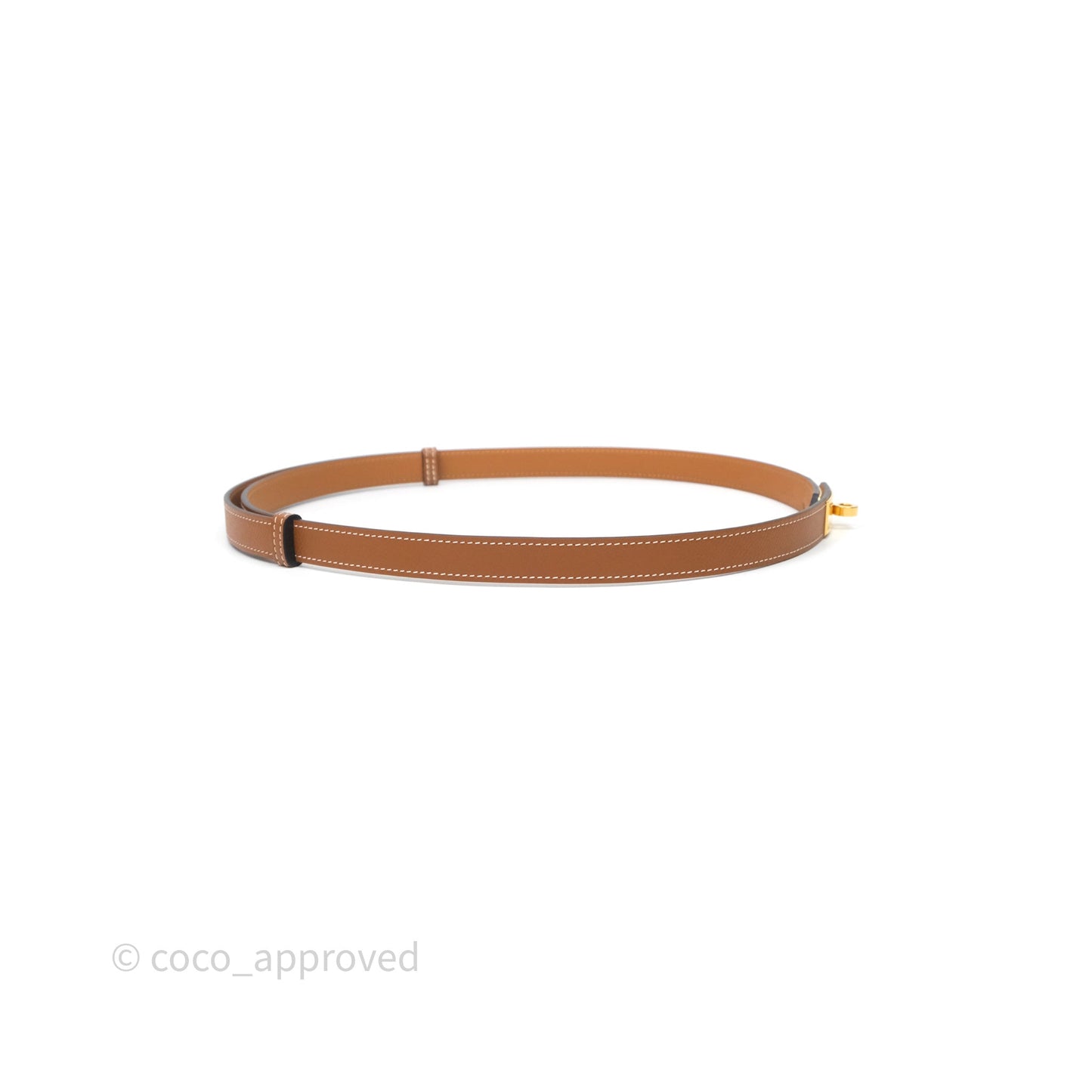 Hermès Kelly Buckle Belt Gold 37 Epsom Gold Hardware