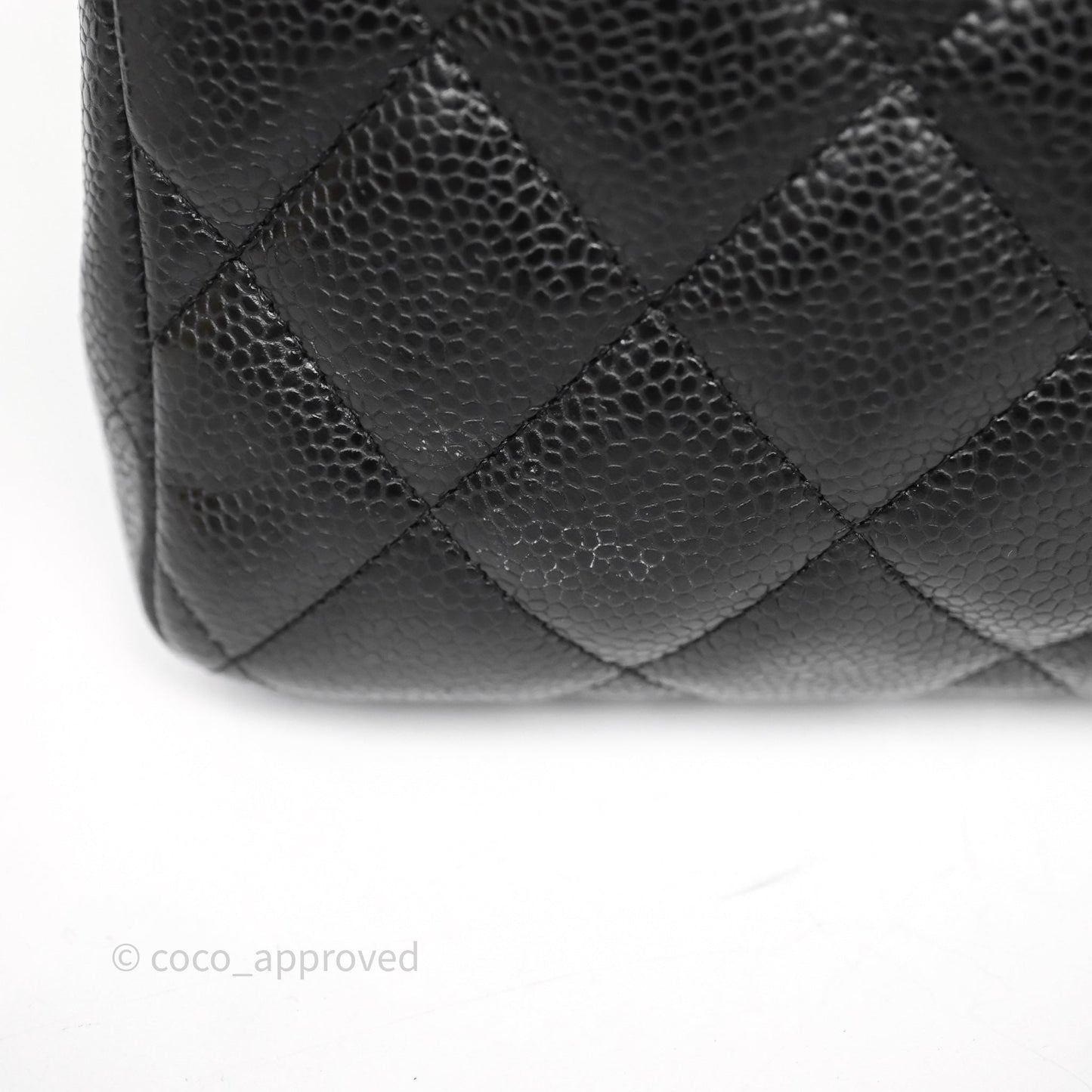 Chanel Jumbo Double Flap Black Caviar Gold Hardware⁣⁣