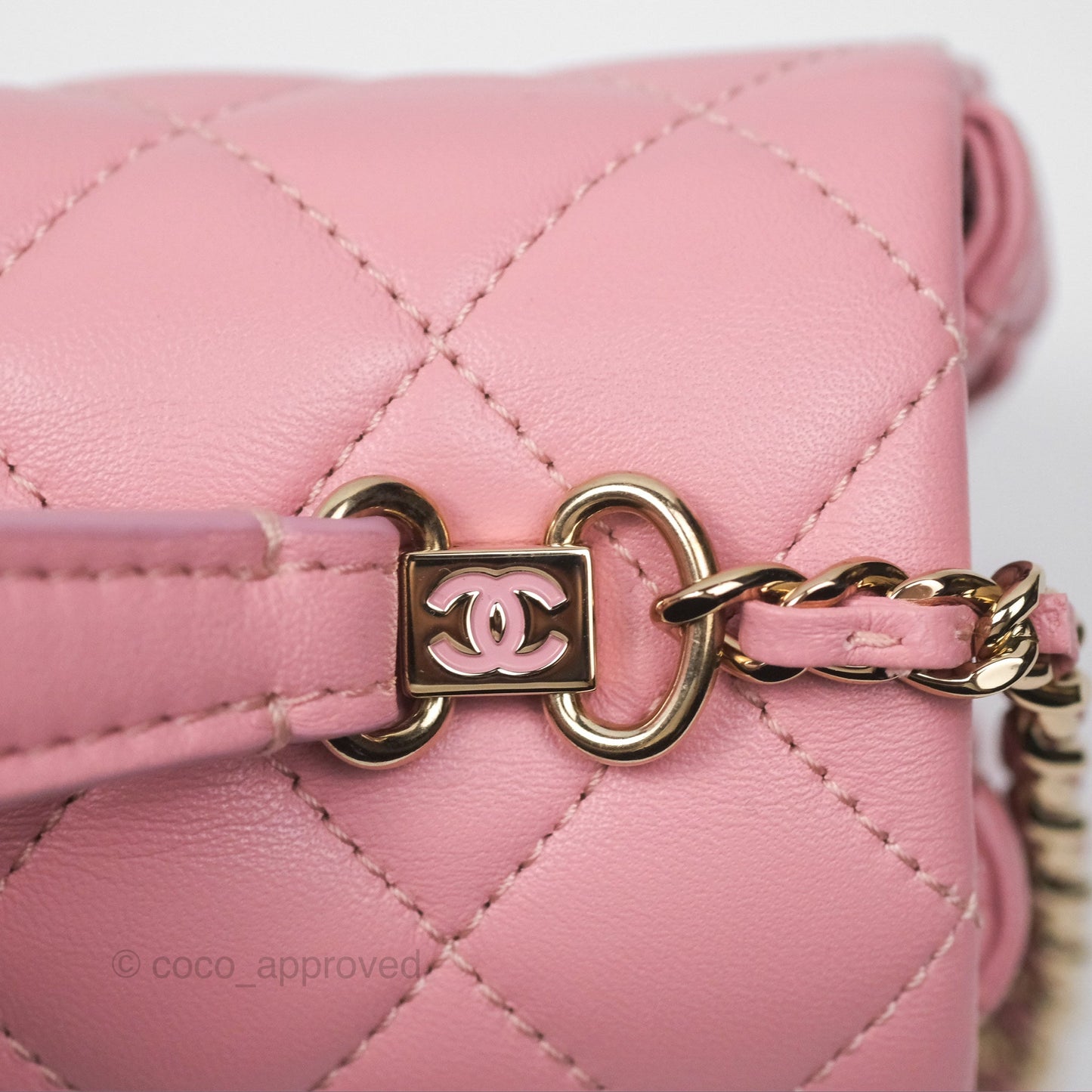 Chanel Citizen Chic Flap Bag Pink Lambskin Gold Hardware