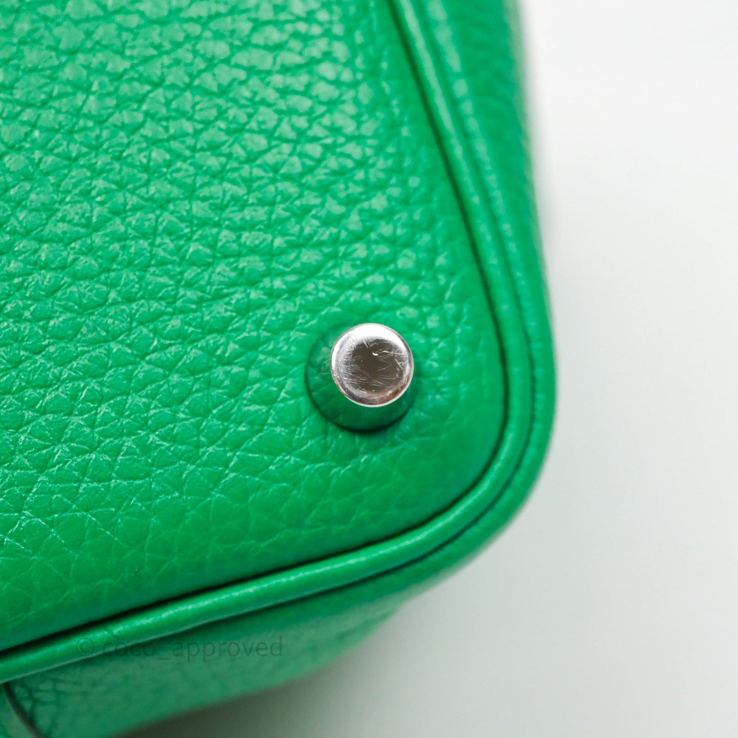Hermès Picotin 18 Vert Jade 16 Clemence Palladium Hardware