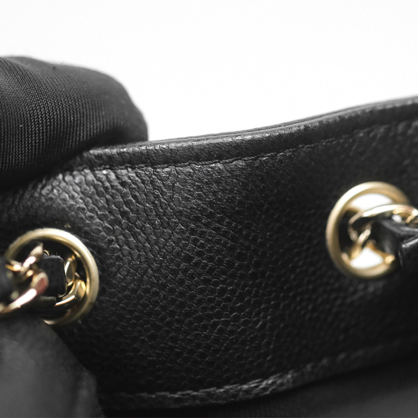 Chanel Small Duma Backpack Caviar Black Gold Hardware