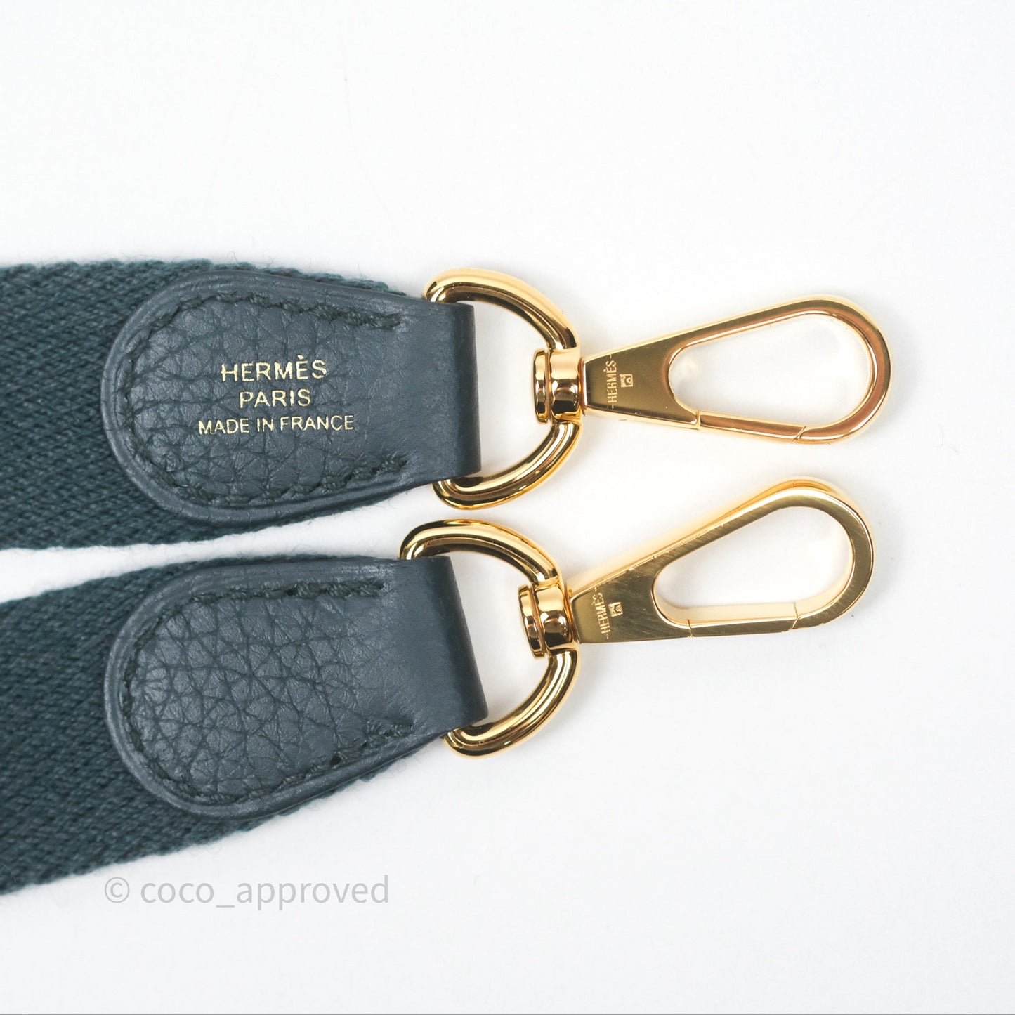 Hermès Mini Evelyne 16 Vert Cypres 6O Clemence Gold Hardware