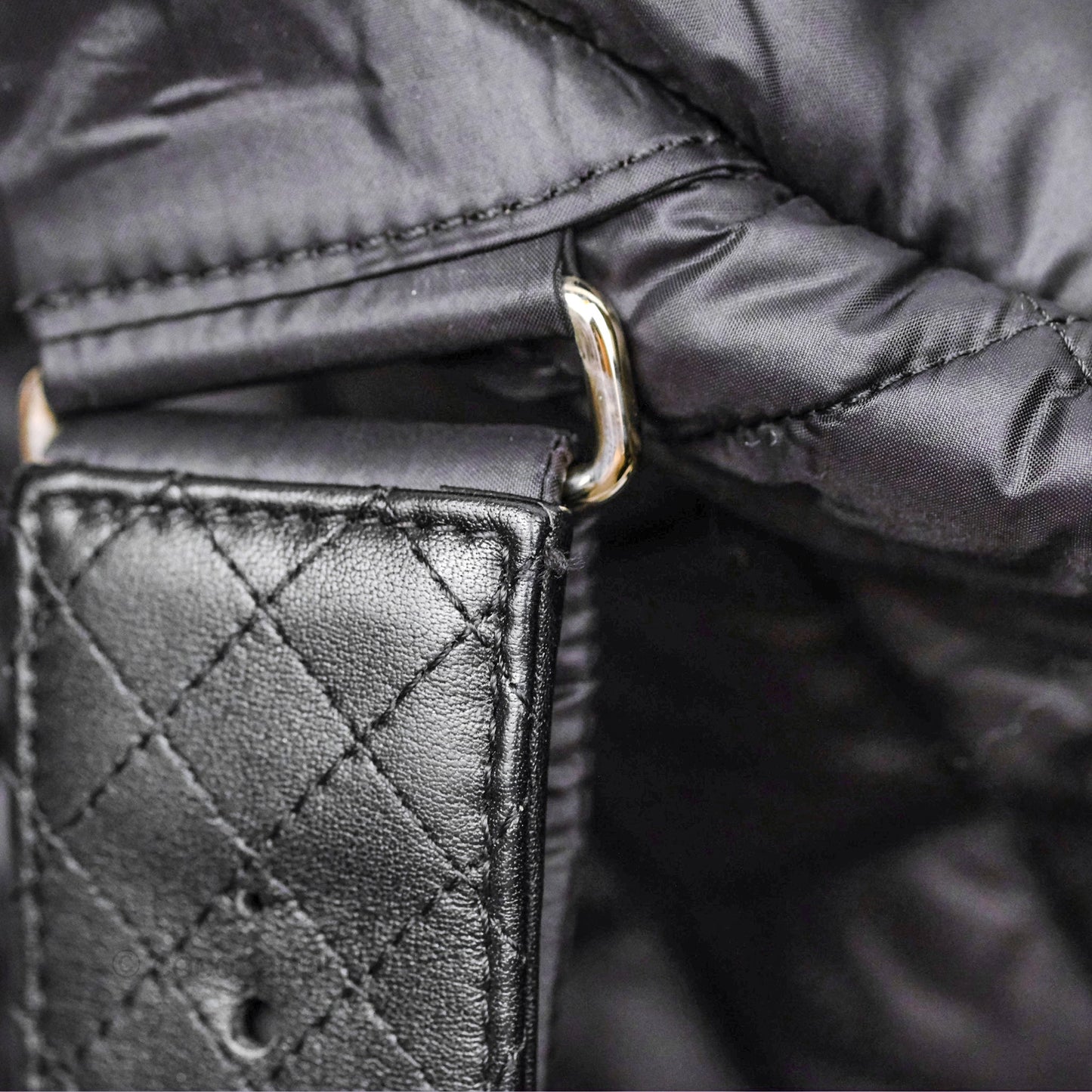 Chanel Coco Cocoon Backpack Black Nylon Silver Hardware