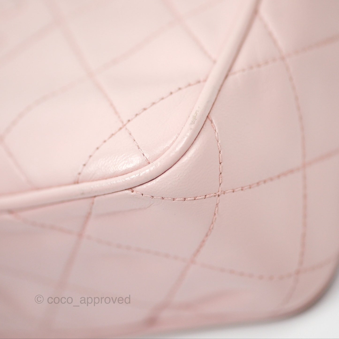 Chanel Vintage Camera Bag Pink Lambskin Gold Hardware