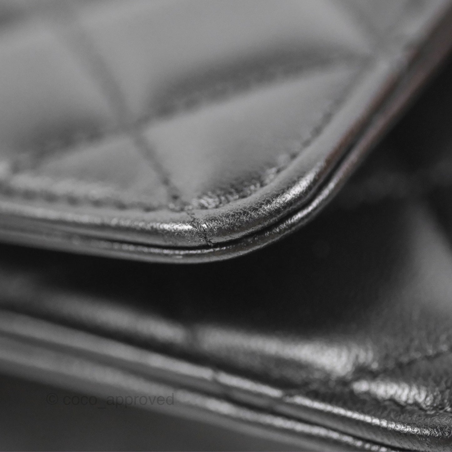 Chanel Classic Quilted Wallet on Chain WOC Black Lambskin Gold Hardware