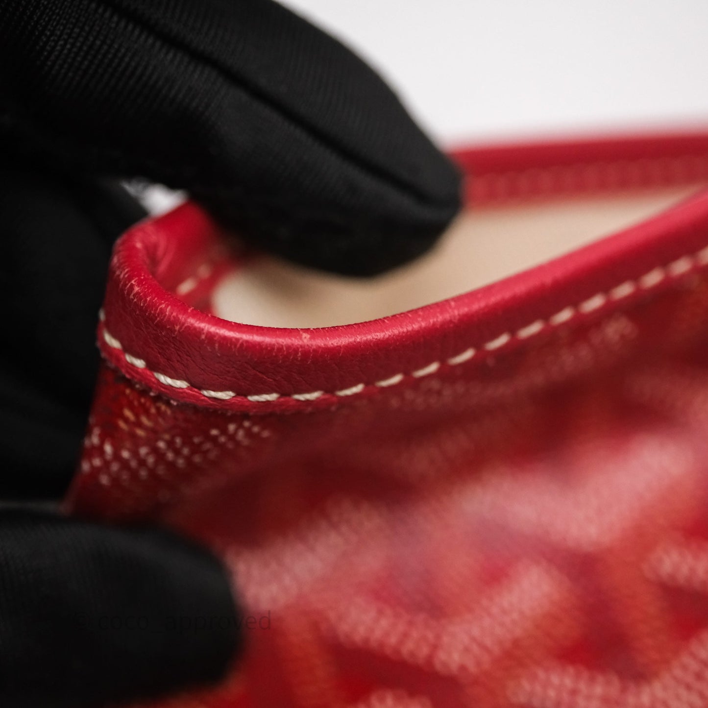 Goyard St Louis Tote GM Red