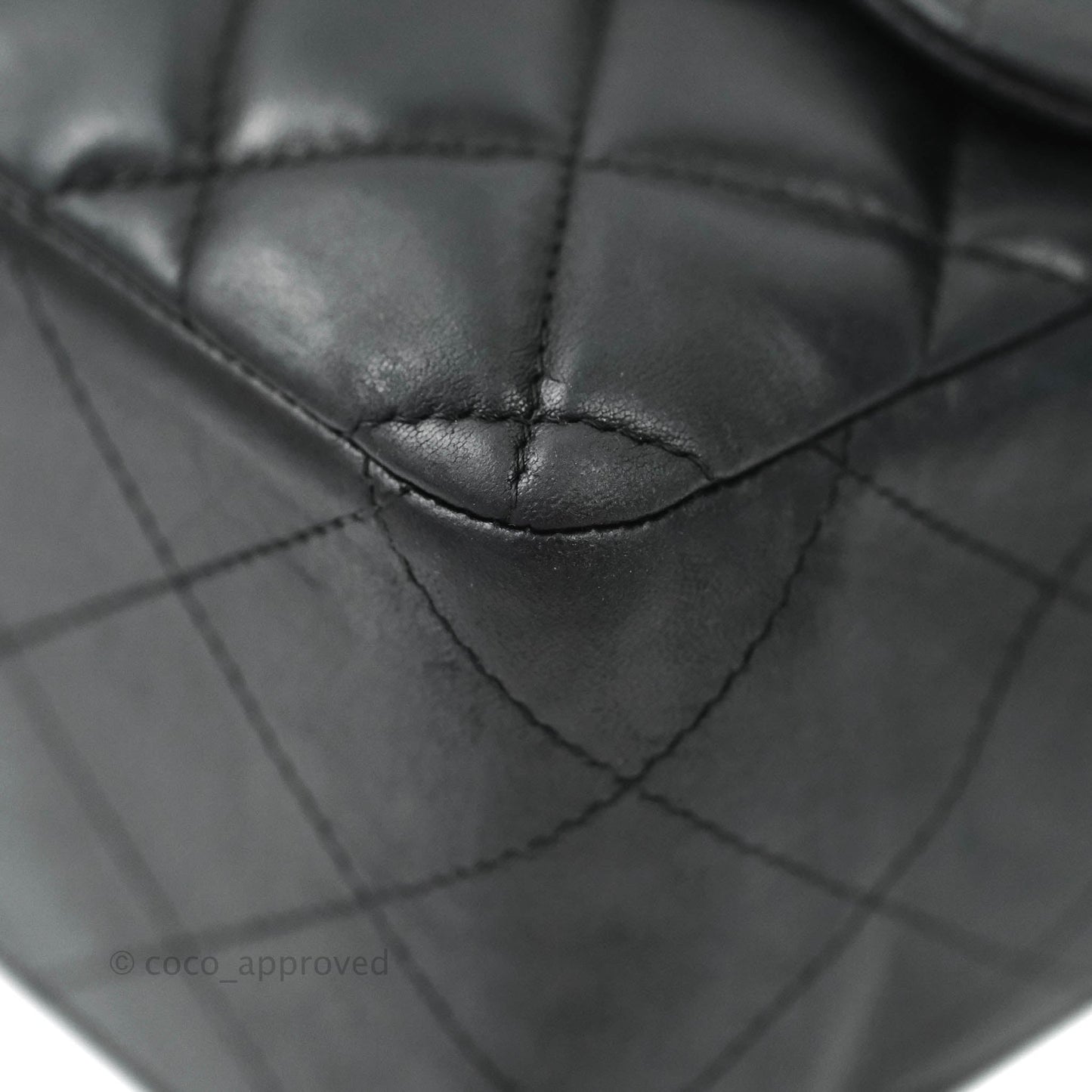 Chanel Jumbo Single Flap Black Lambskin Gold Hardware⁣⁣