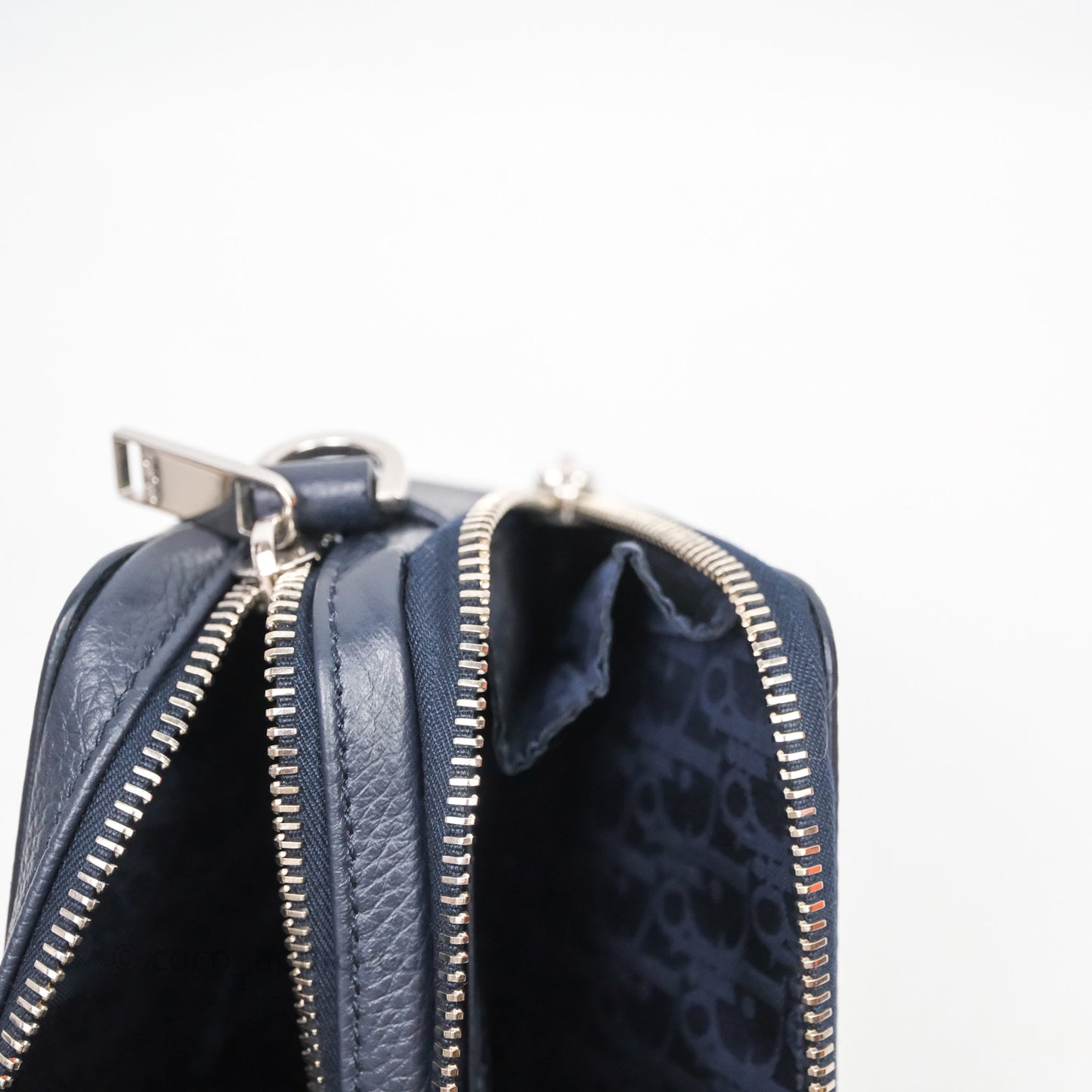 Christian Dior x Air Jordan Messenger Bag Navy Silver Hardware