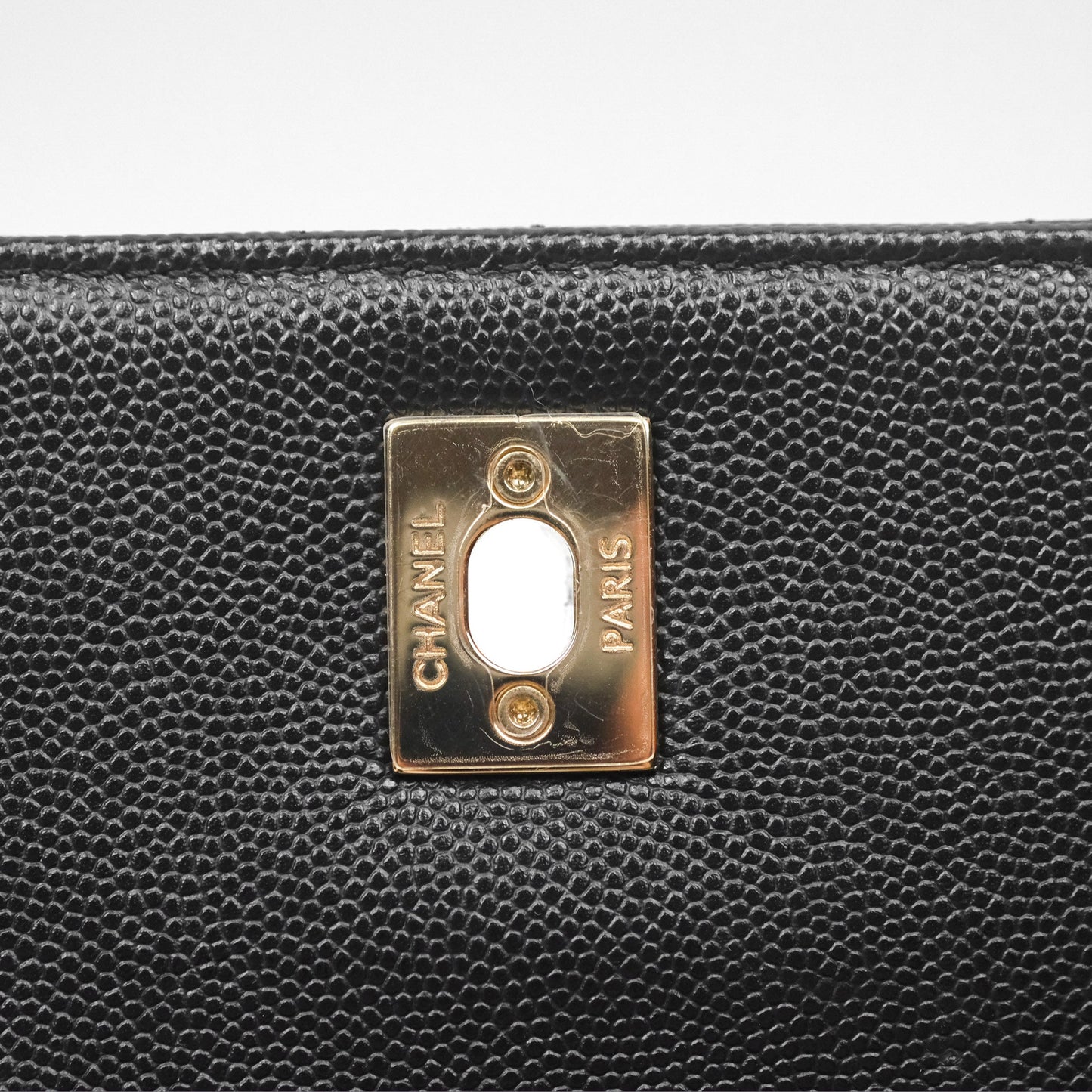 Chanel Quilted Small Business Affinity Flap Black Caviar Gold Hardware