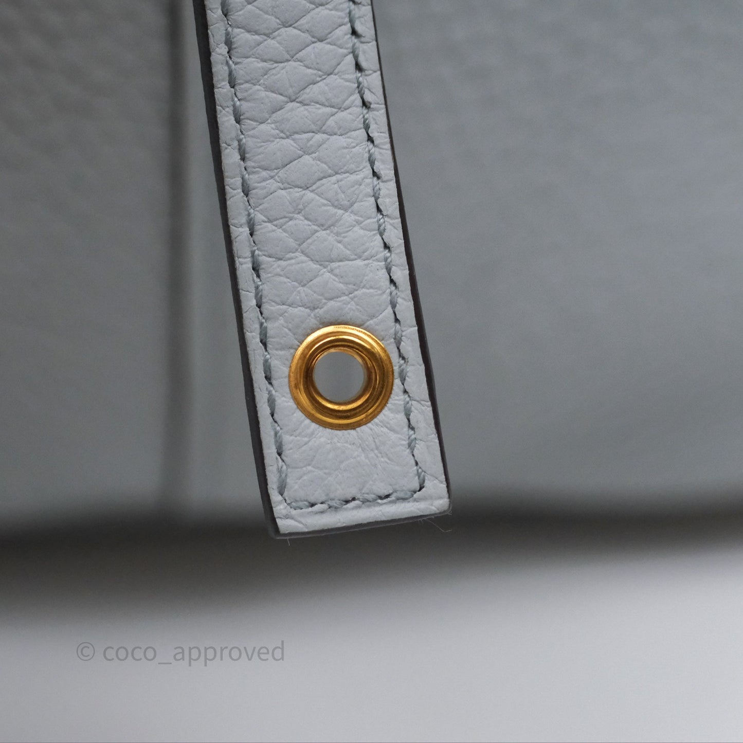 Hermès Picotin Lock 22 Bleu Pale 08 Clemence Gold Hardware