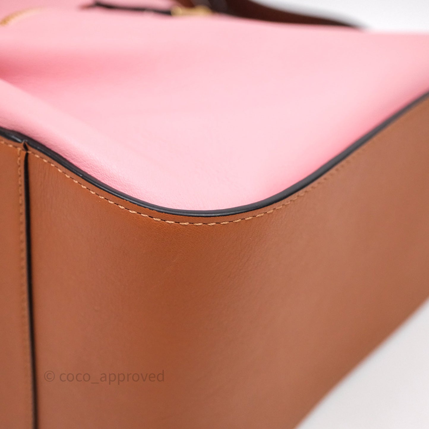 Loewe Small Hammock Shoulder Bag Pink Tan