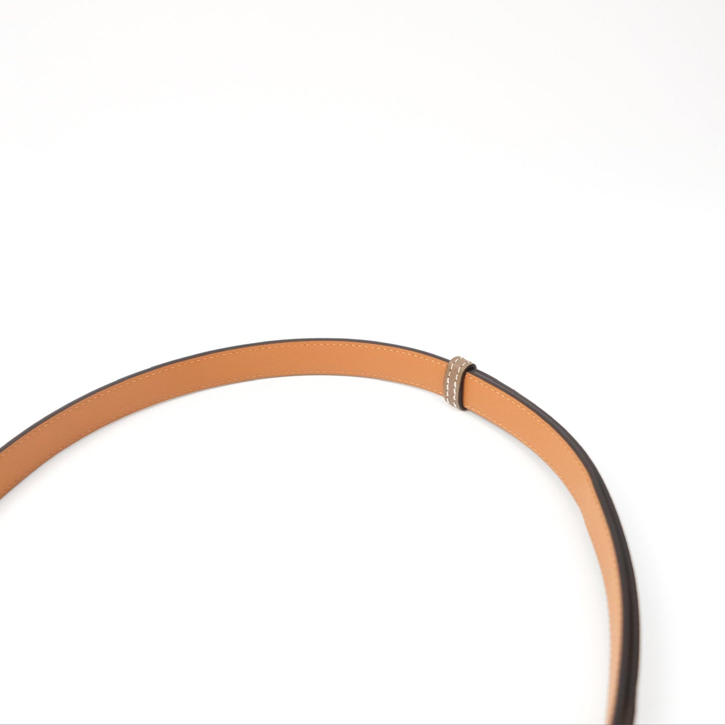 Hermès Epsom Kelly Buckle Belt Etoupe Gold Hardware