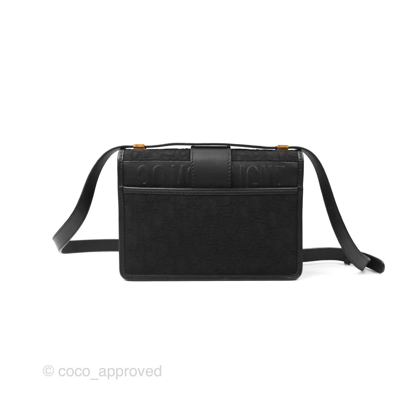 Dior 30 Montaigne Bag Black Dior Oblique Jacquard
