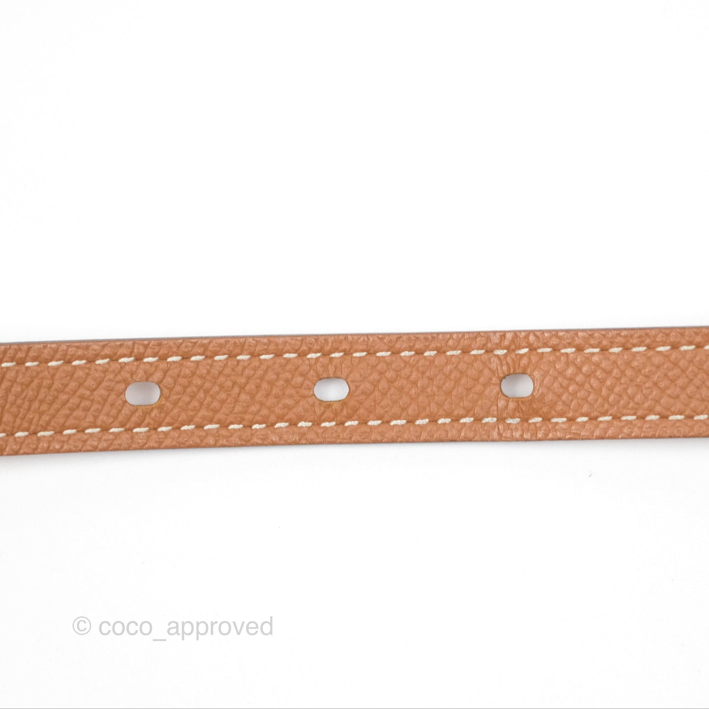 Hermès Pop H 15 Belt Epsom Gold Rose Gold Hardware
