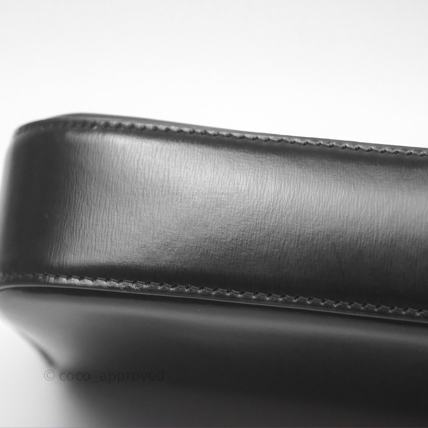 Celine Triomphe Shoulder Bag Black Calfskin