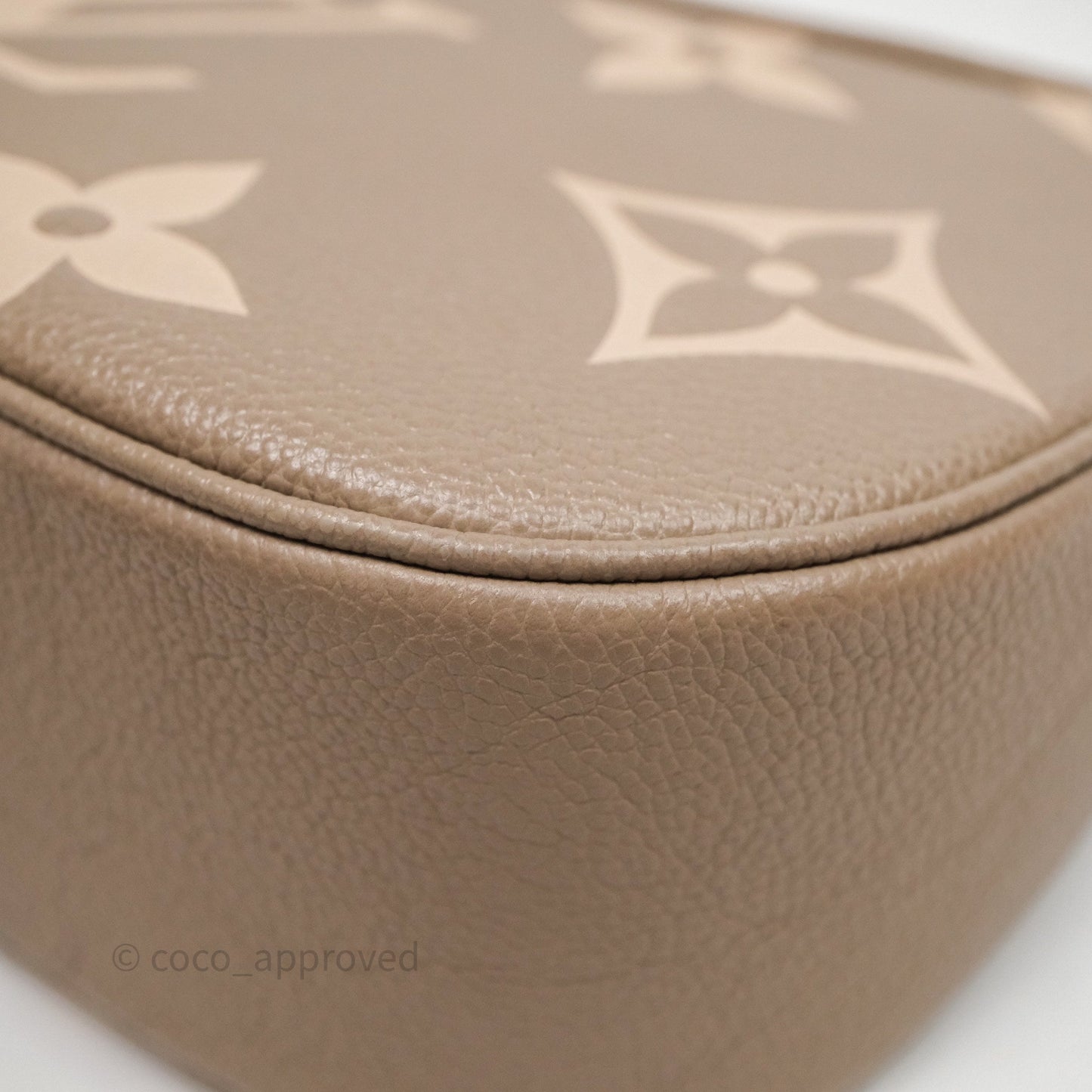 Louis Vuitton Bagatelle Bag Monogram Empreinte Beige