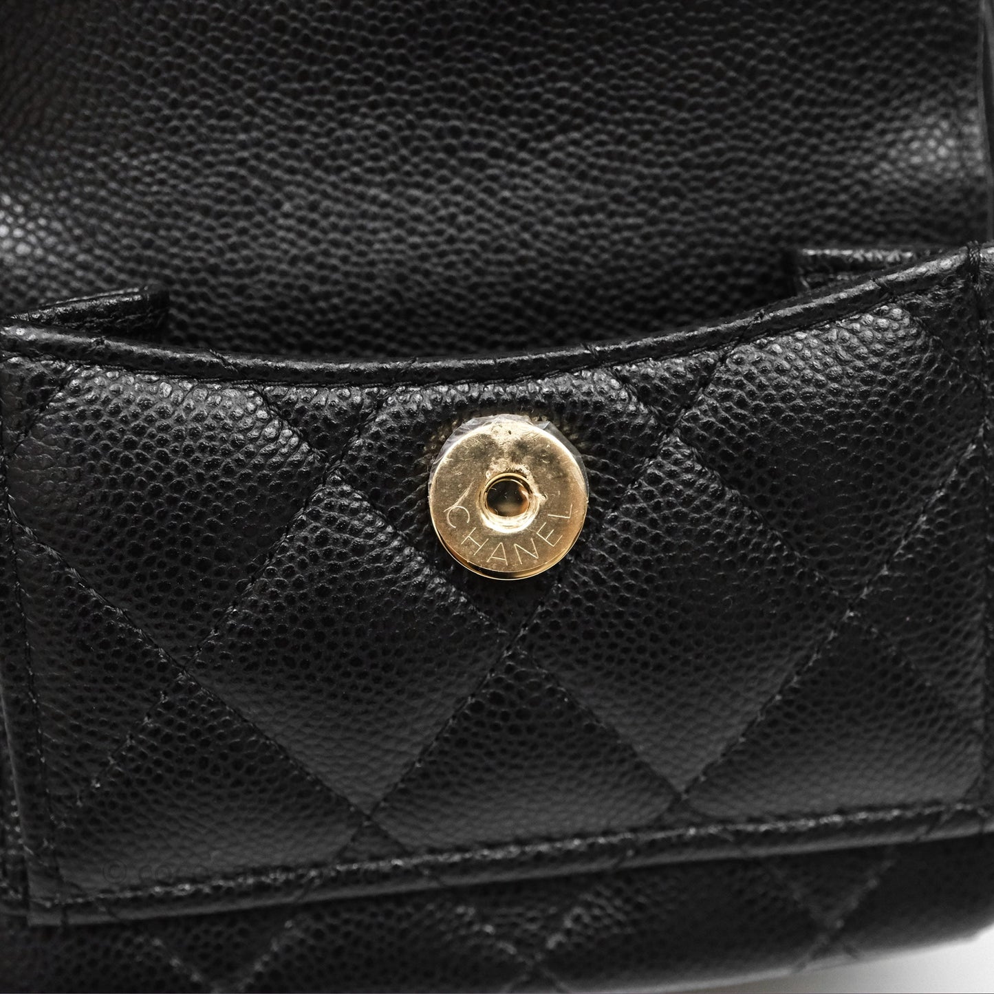Chanel Classic Mini Backpack Black Caviar Gold Hardware