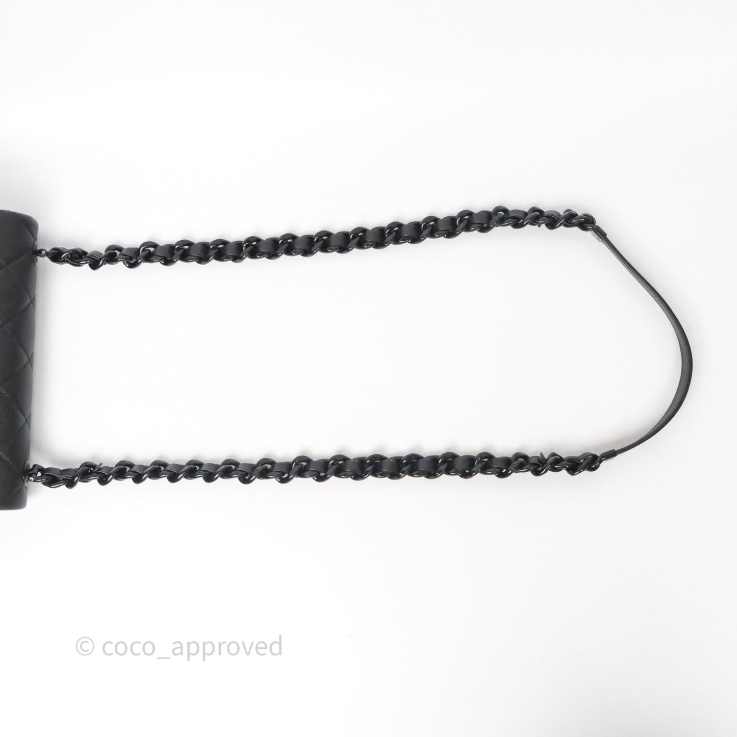 Chanel Quilted My Everything Medium Flap Bag So Black Caviar Incognito Hardware