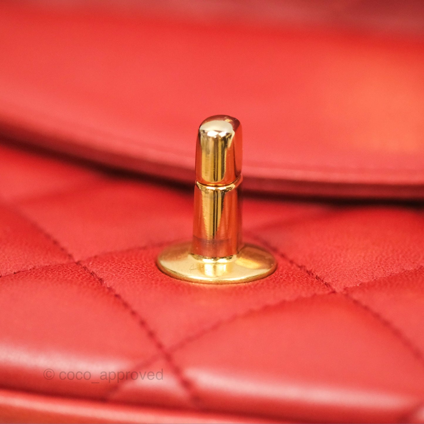 Chanel Diana Reissue Brick Red Gold Hardware