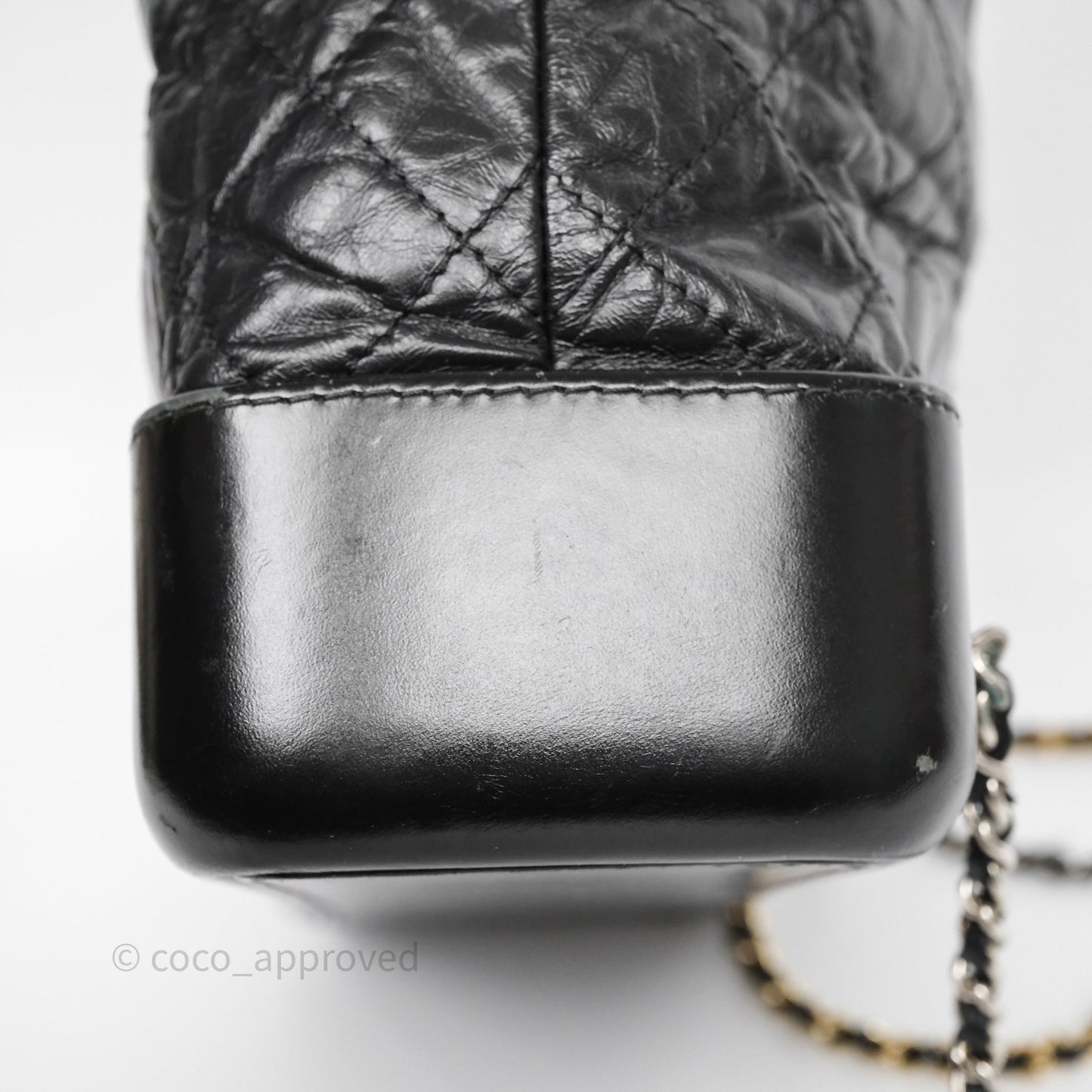 Chanel Small Gabrielle Backpack Black Aged Calfskin