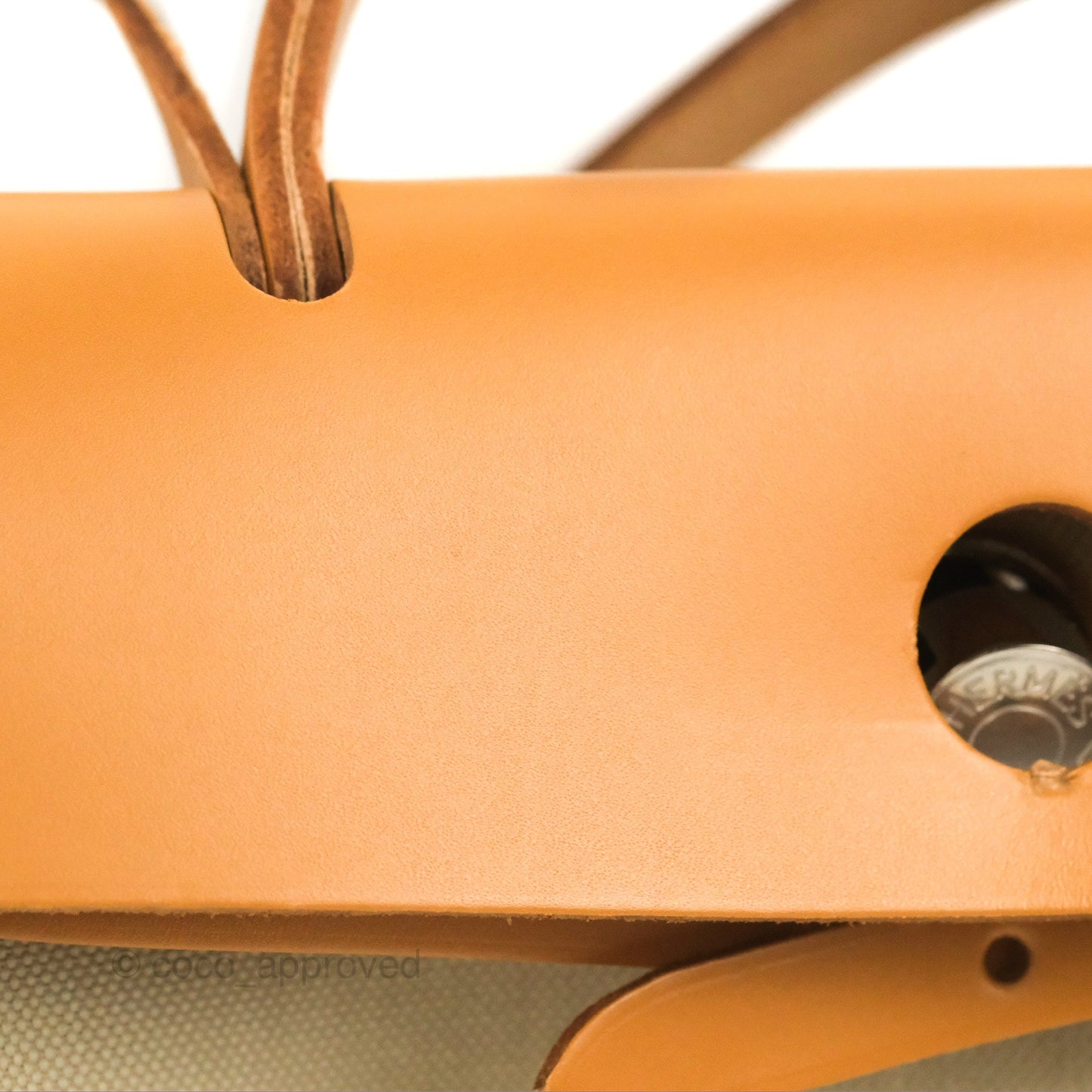 Hermès Herbag Zip 31 Retourne Natural Canvas Palladium Hardware