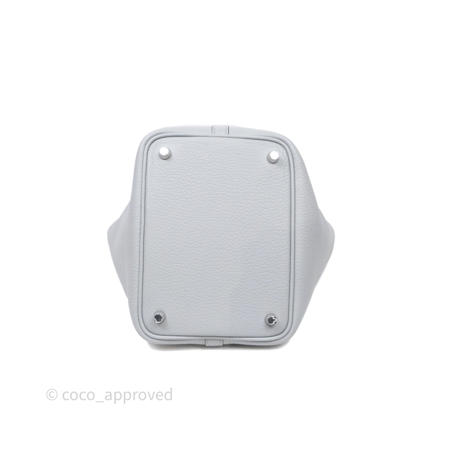 Hermès Picotin Lock 18 Bleu Glacier 8U Clemence Palladium Hardware