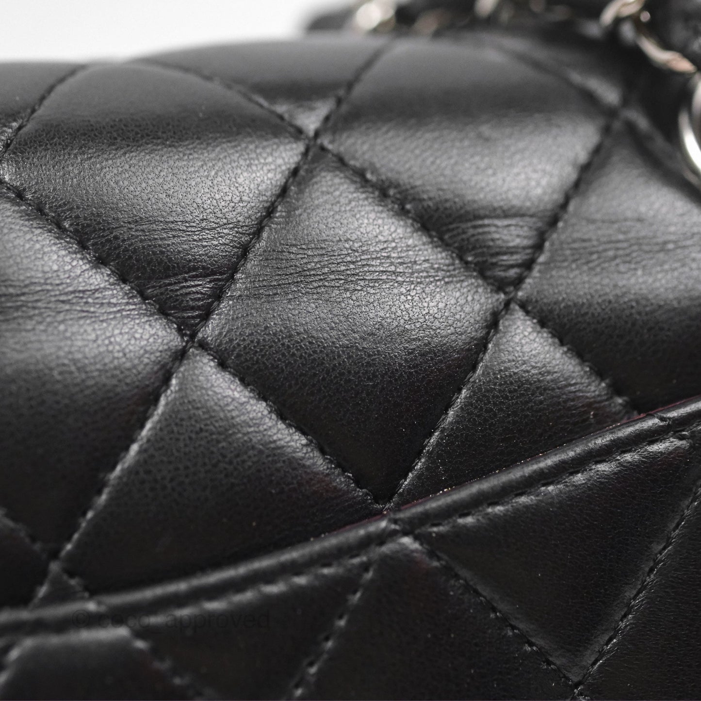 Chanel Small S/M Classic Flap Black Lambskin Silver Hardware