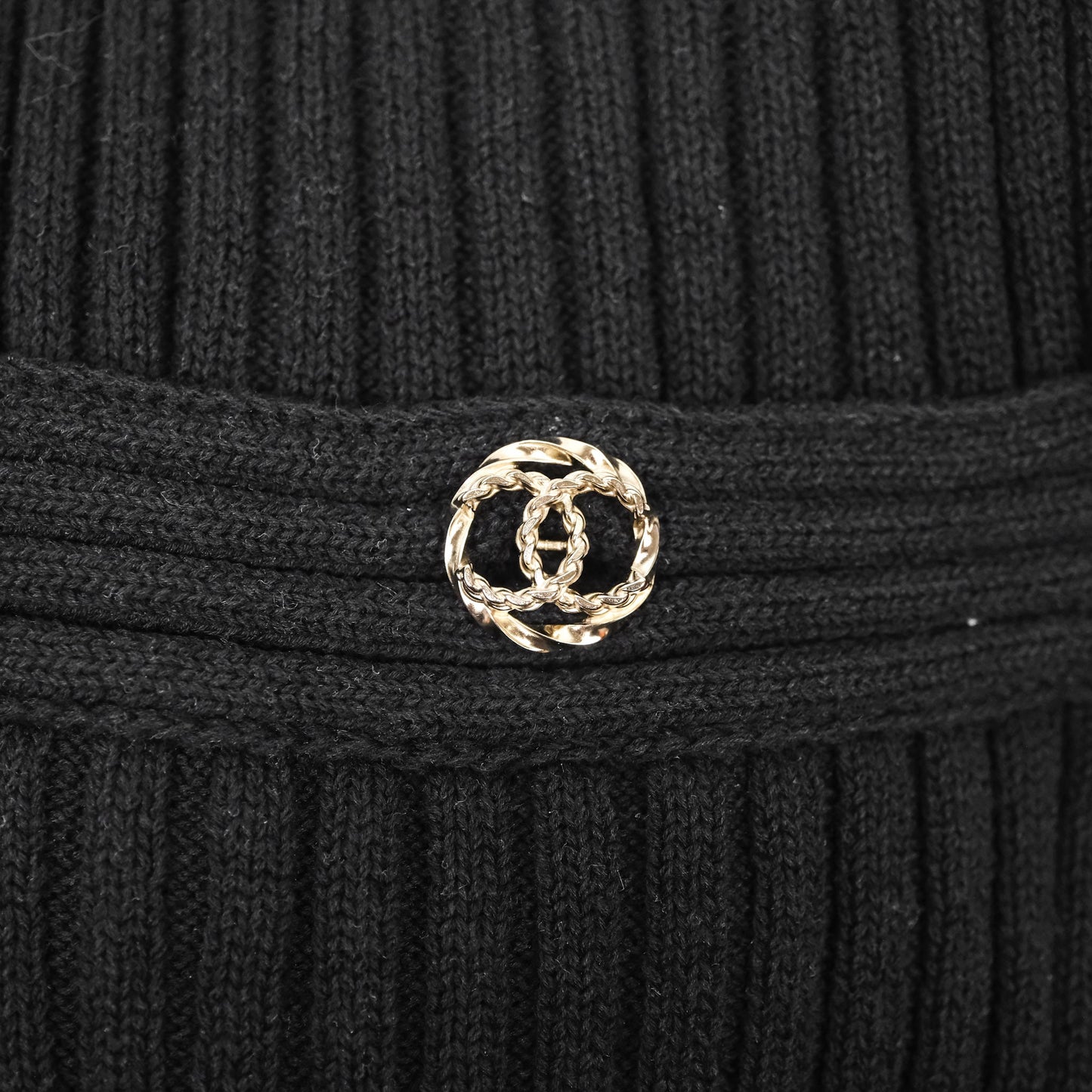 Chanel Knit Dress Black Size 34