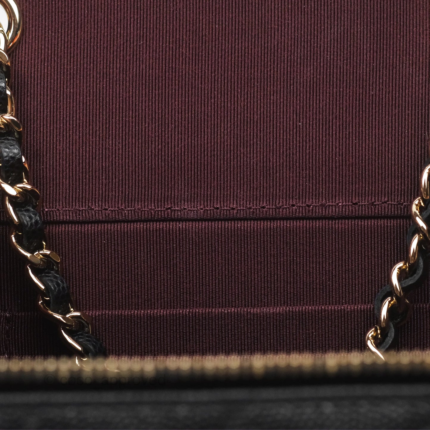 Chanel Vanity Rectangular With Chain Black Caviar Gold Hardware
