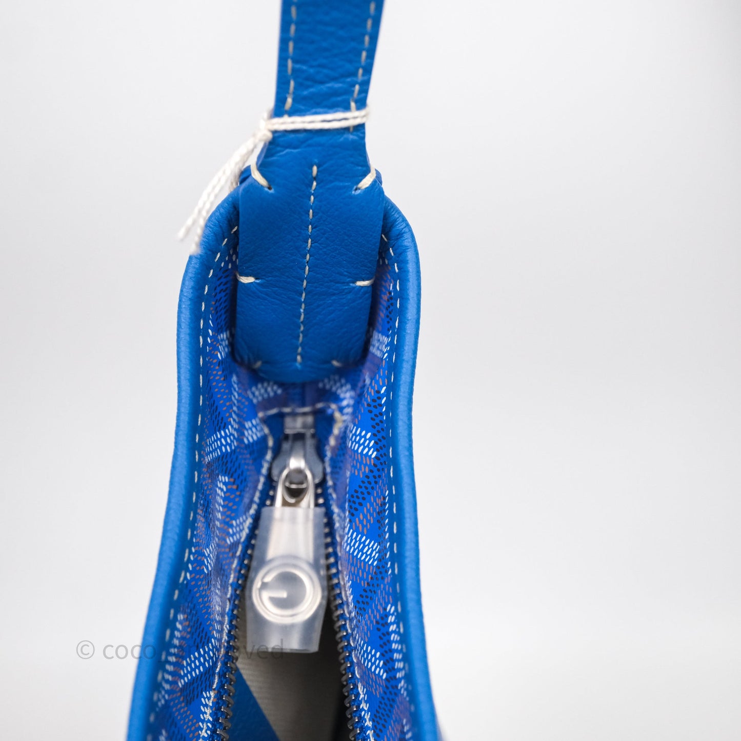 Goyard Bohème Hobo Bag Bleu Ciel Goyardine Canvas