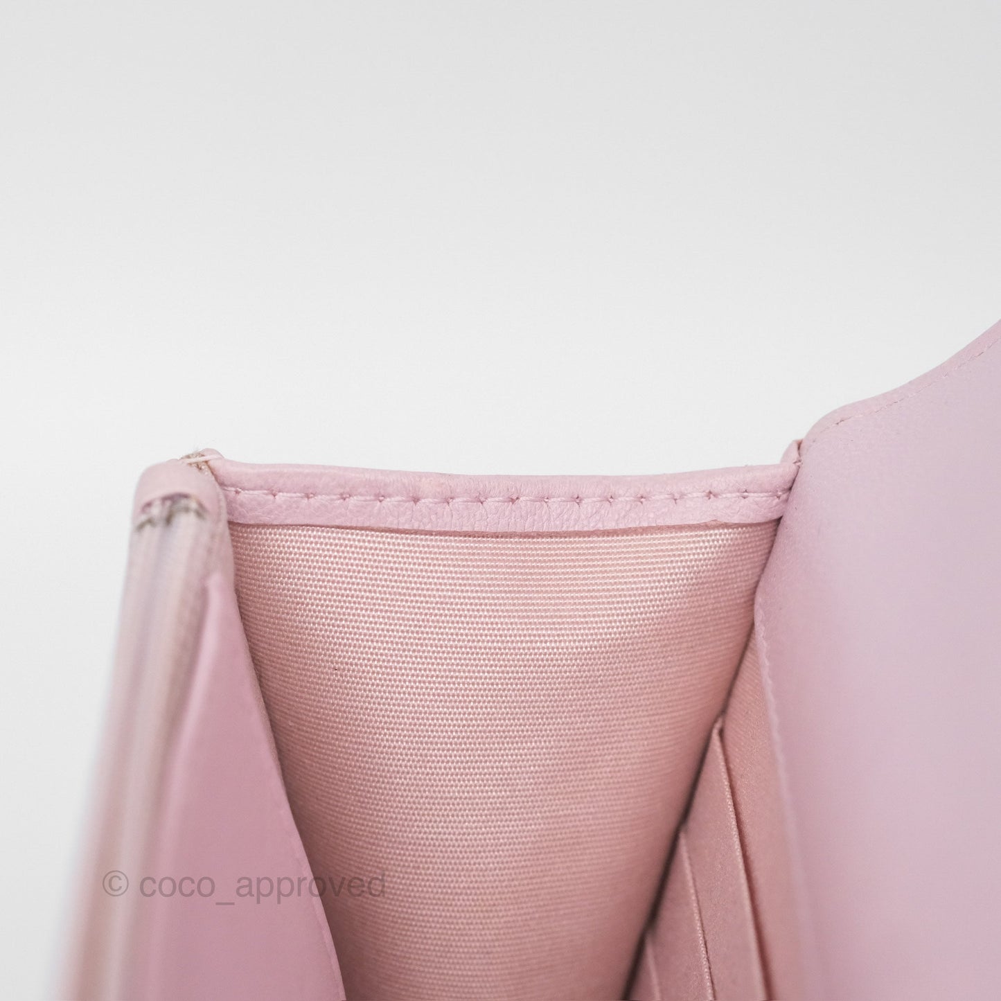 Chanel 19 Wallet on Chain WOC Light Pink Lambskin Mixed Hardware